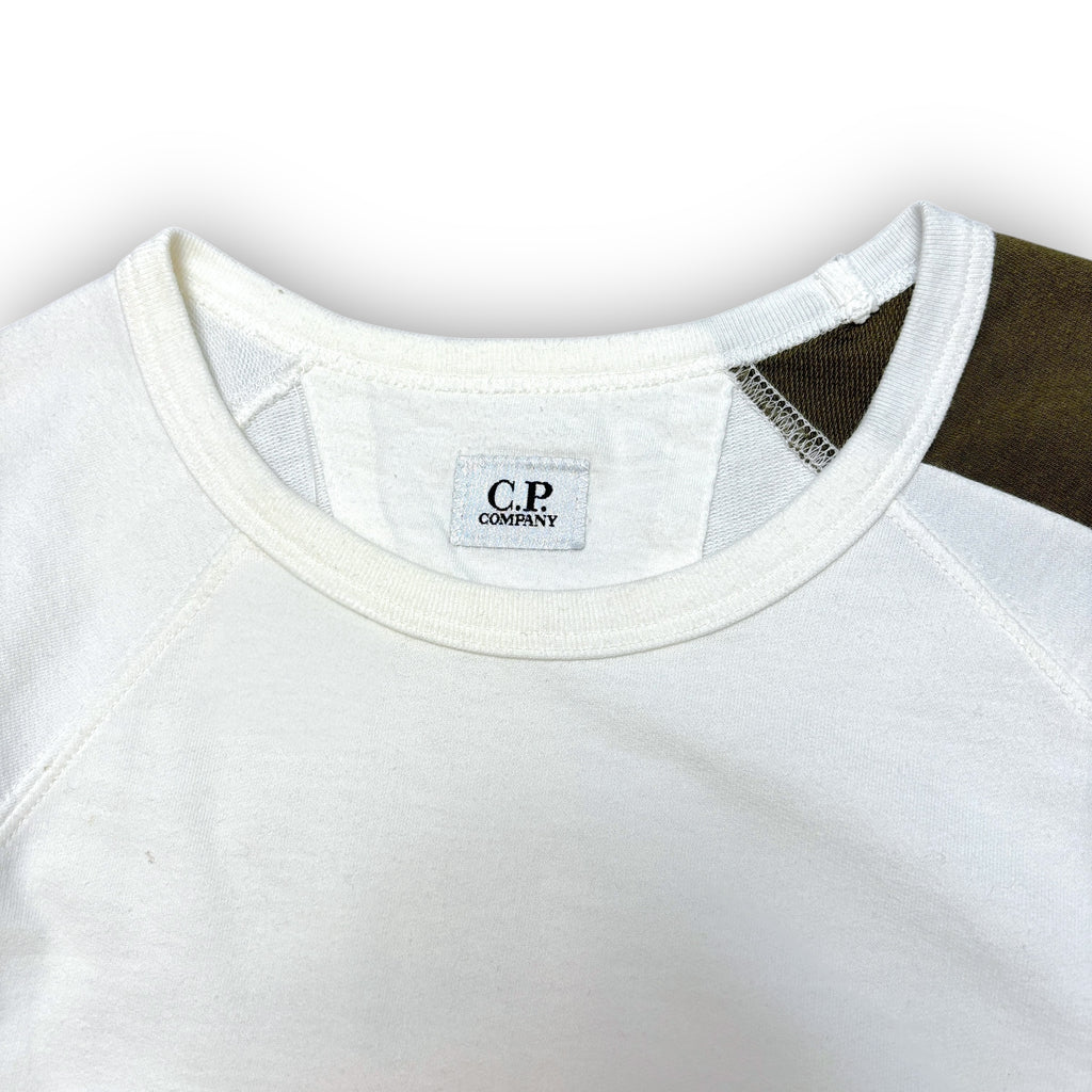 White C.P Company Lens Sweatshirt (S)