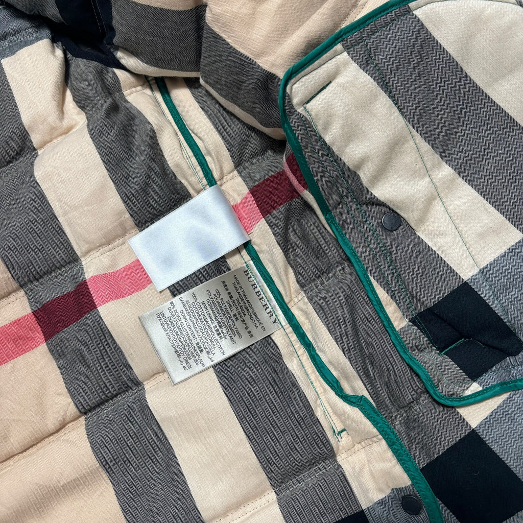 00s Burberry Brit Puffer Gilet (L)