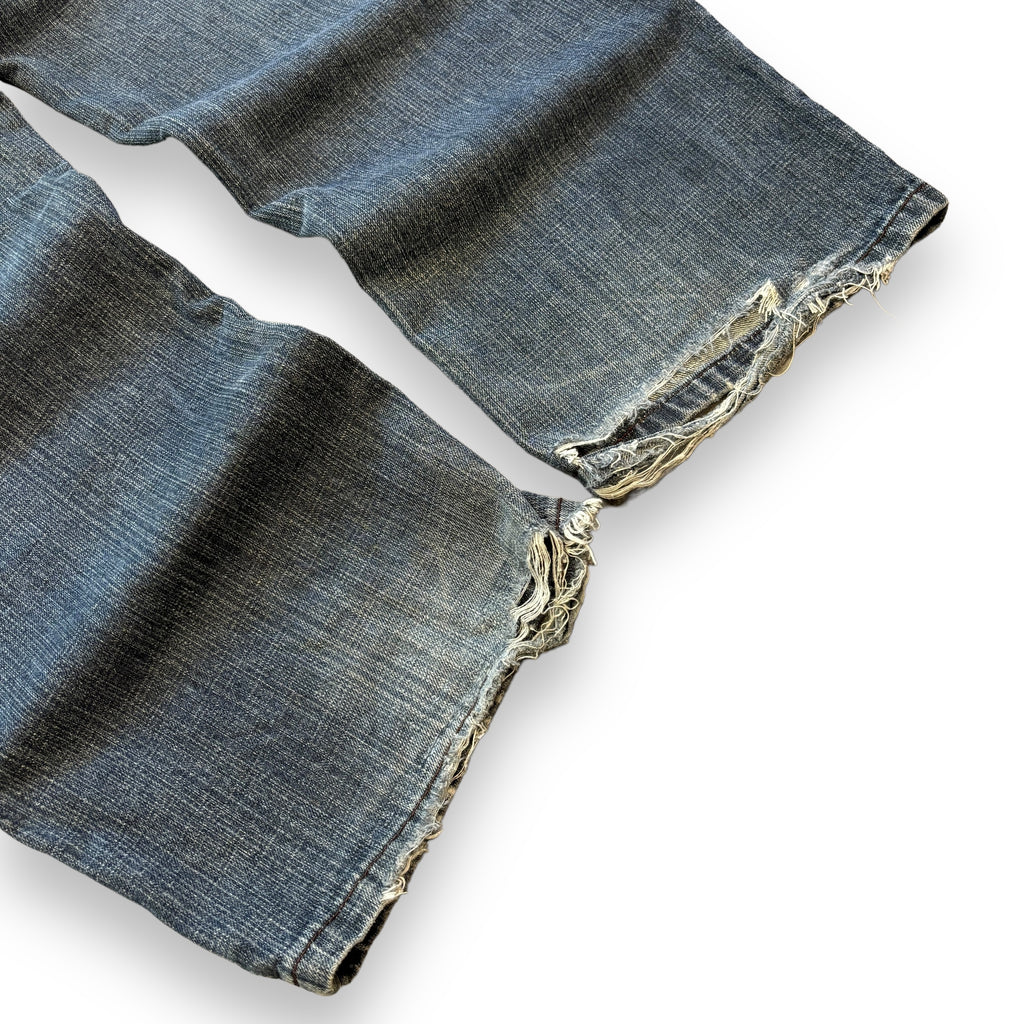 00's Baggy Hip Hop Embroidered Jeans (38W)