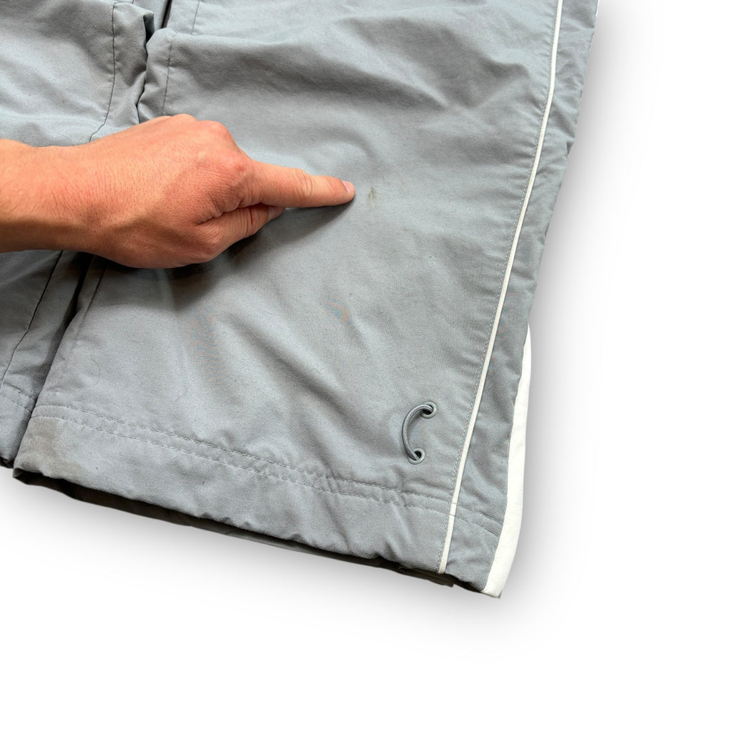 00s Light Grey Nike Track Pants (L)