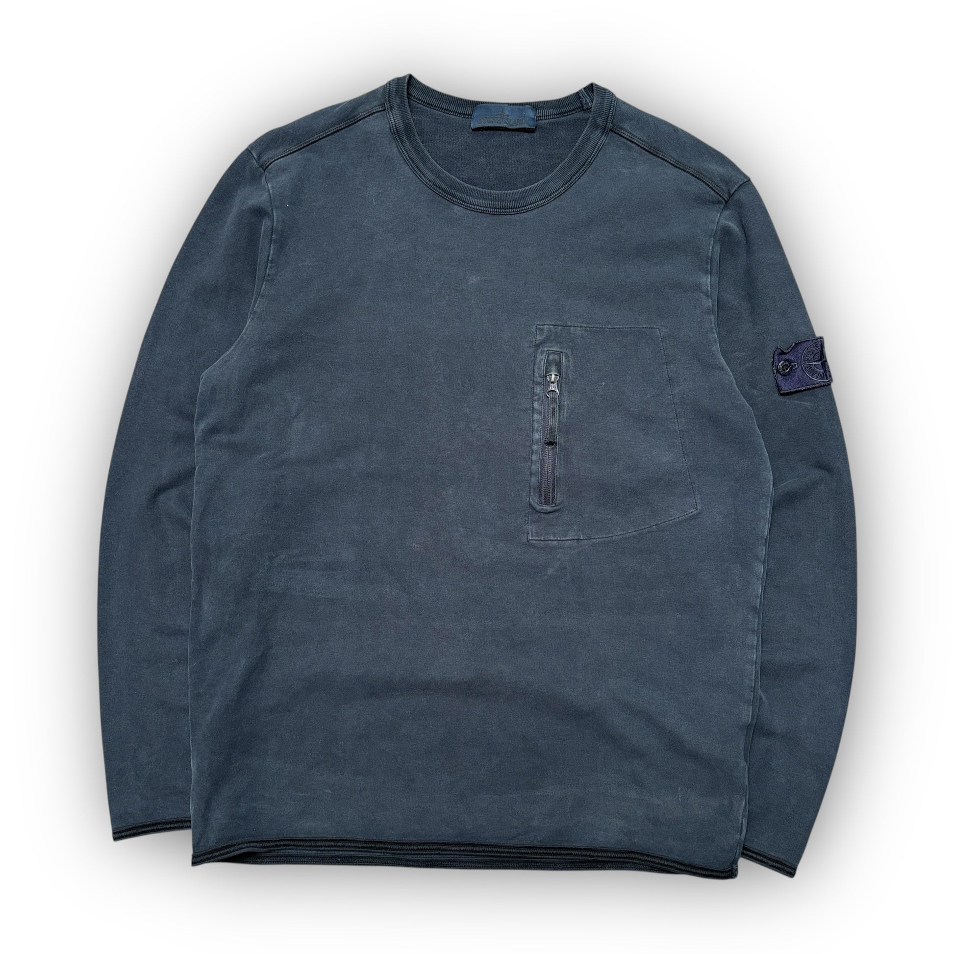 2017 Navy Stone Island Ghost Sweatshirt (XL)