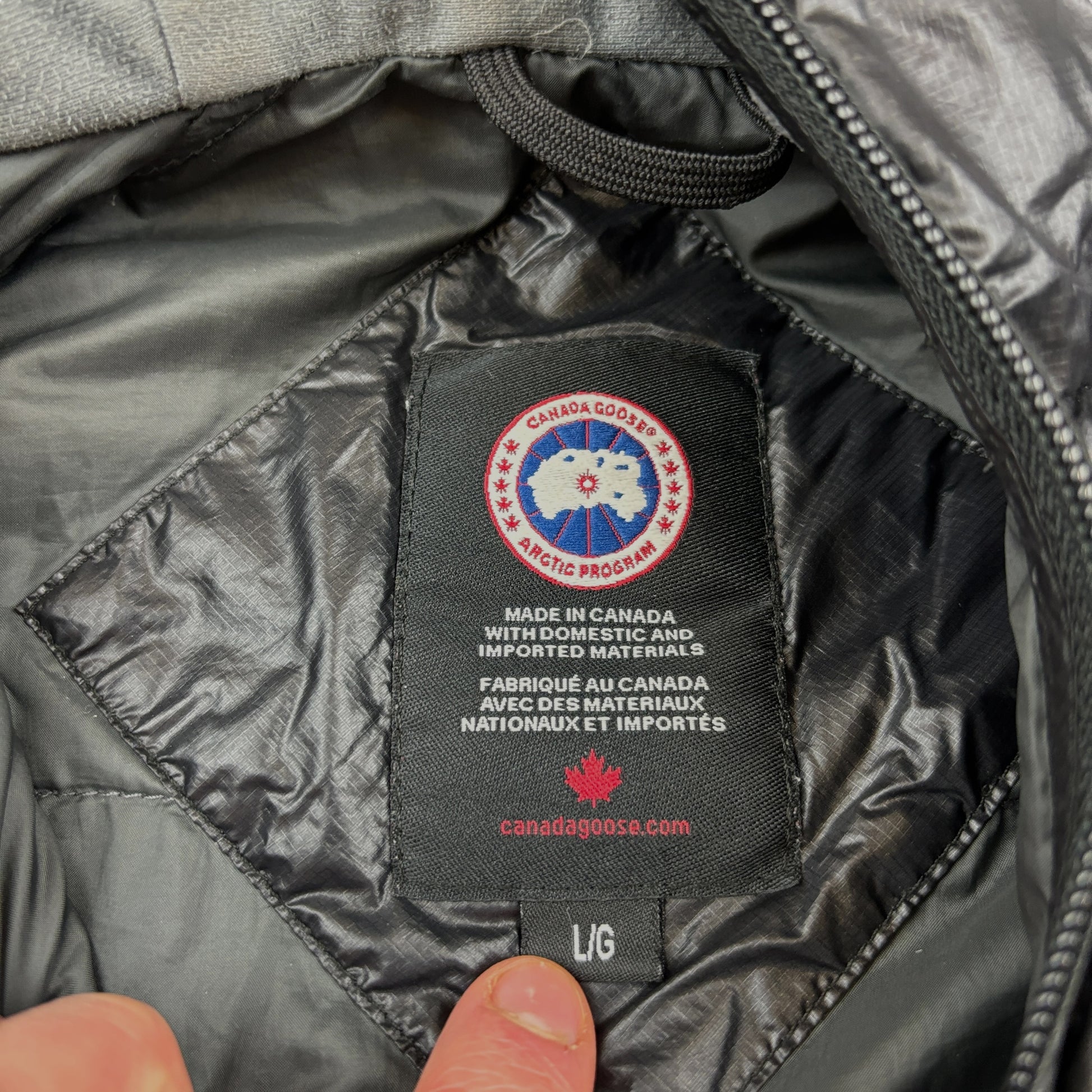 Canada Goose Light Hybrid Puffer Jacket (L)
