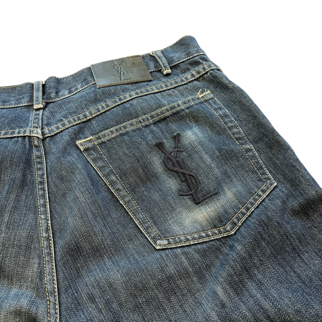 YSL Navy Baggy Jeans (34W)