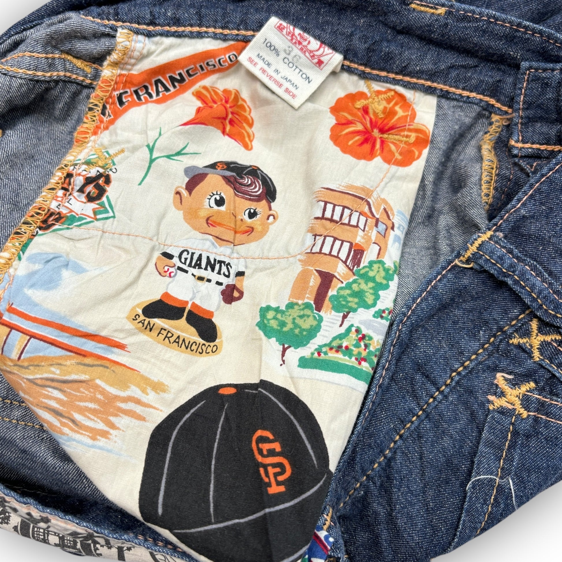 00s Evisu Jorts (33")