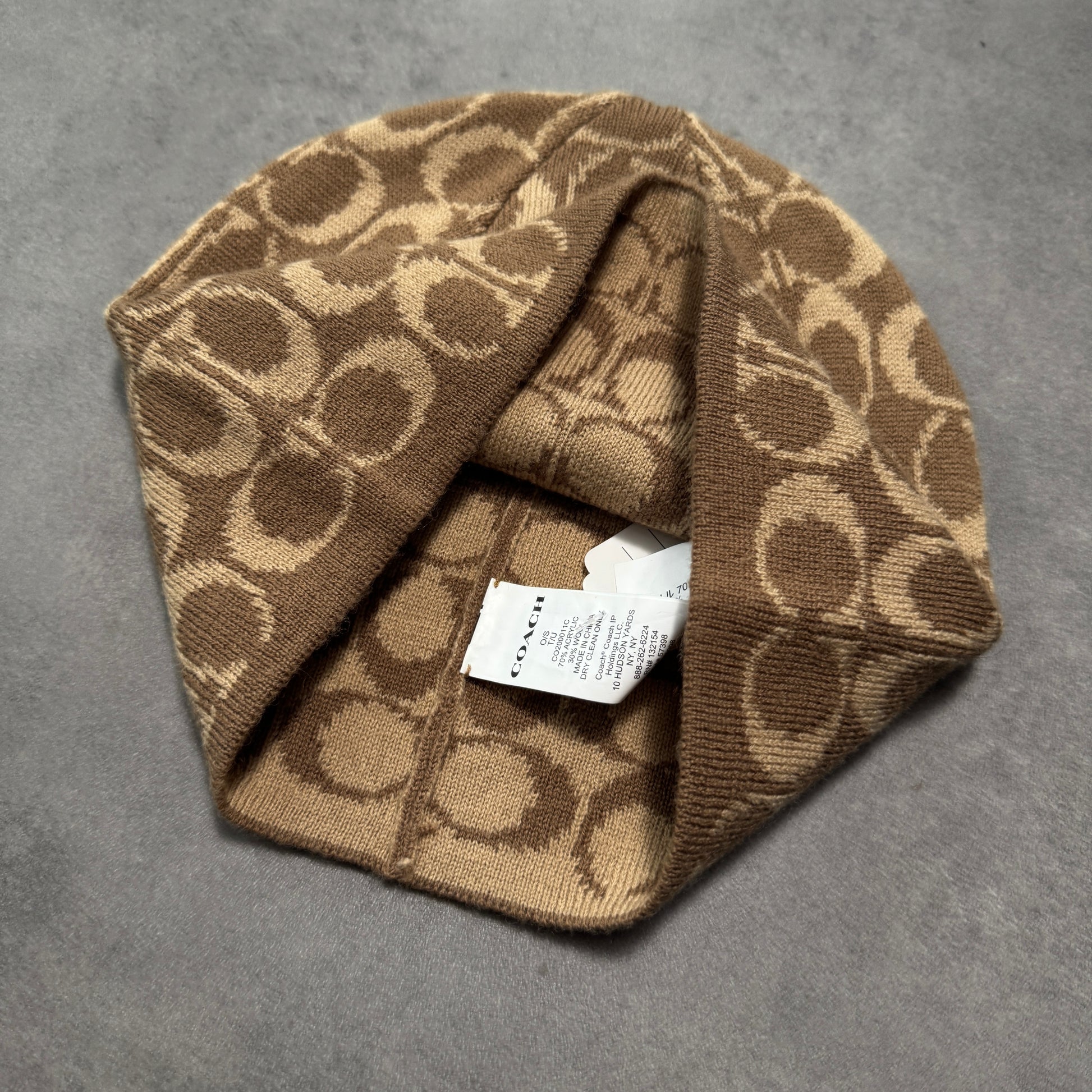 Coach Monogram Beanie
