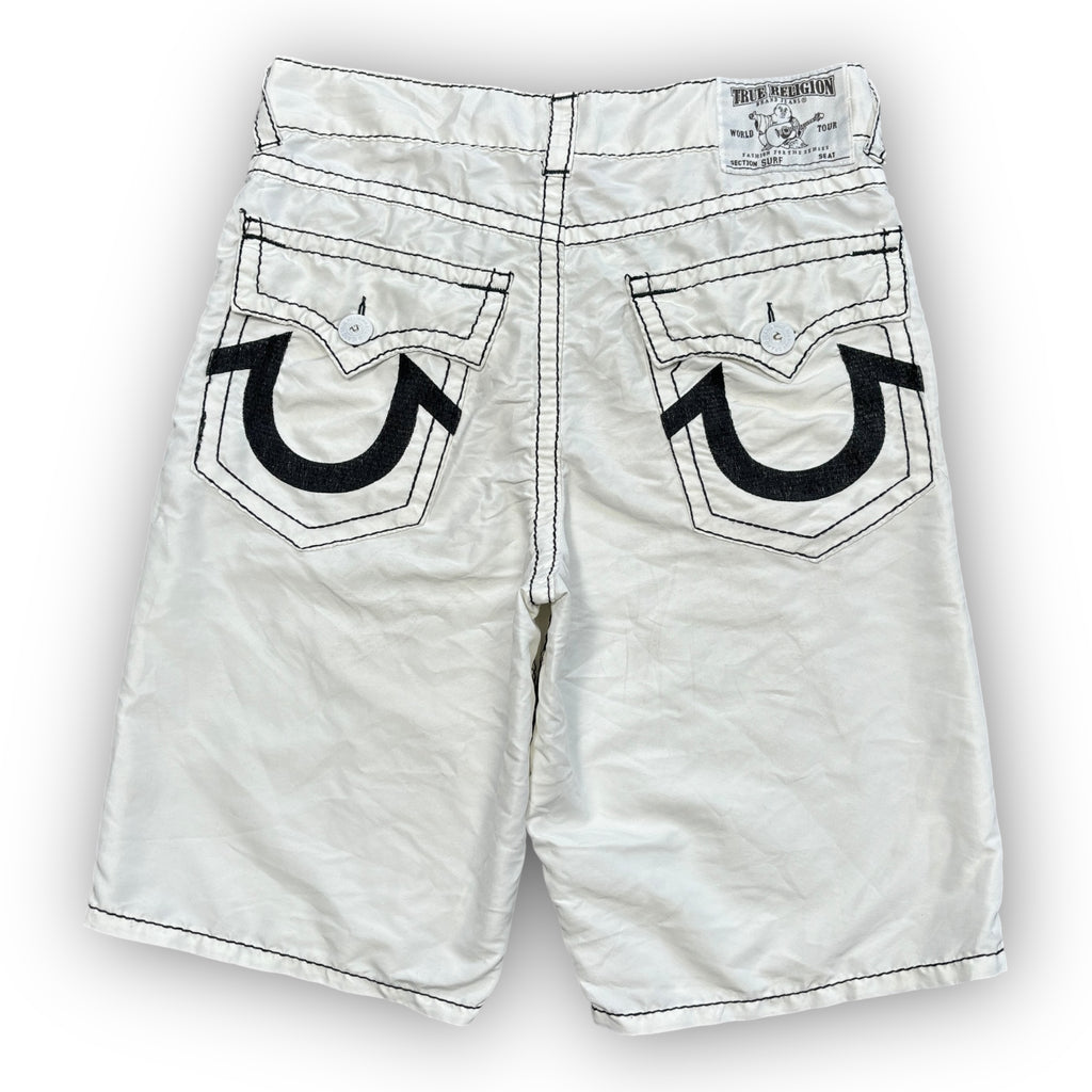 00s True Religion Contrast Stitch Shorts (34")