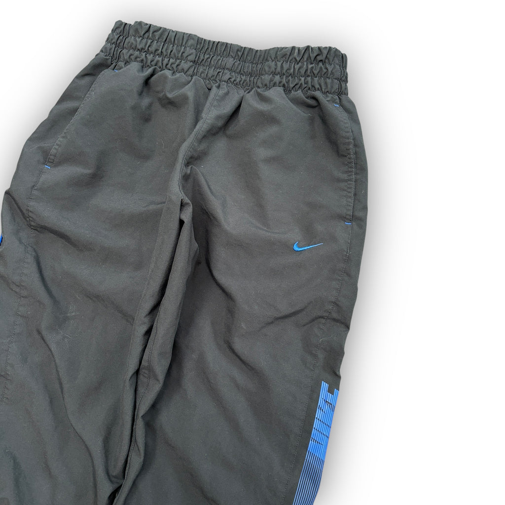 00s Black Nike Track Pants (M)