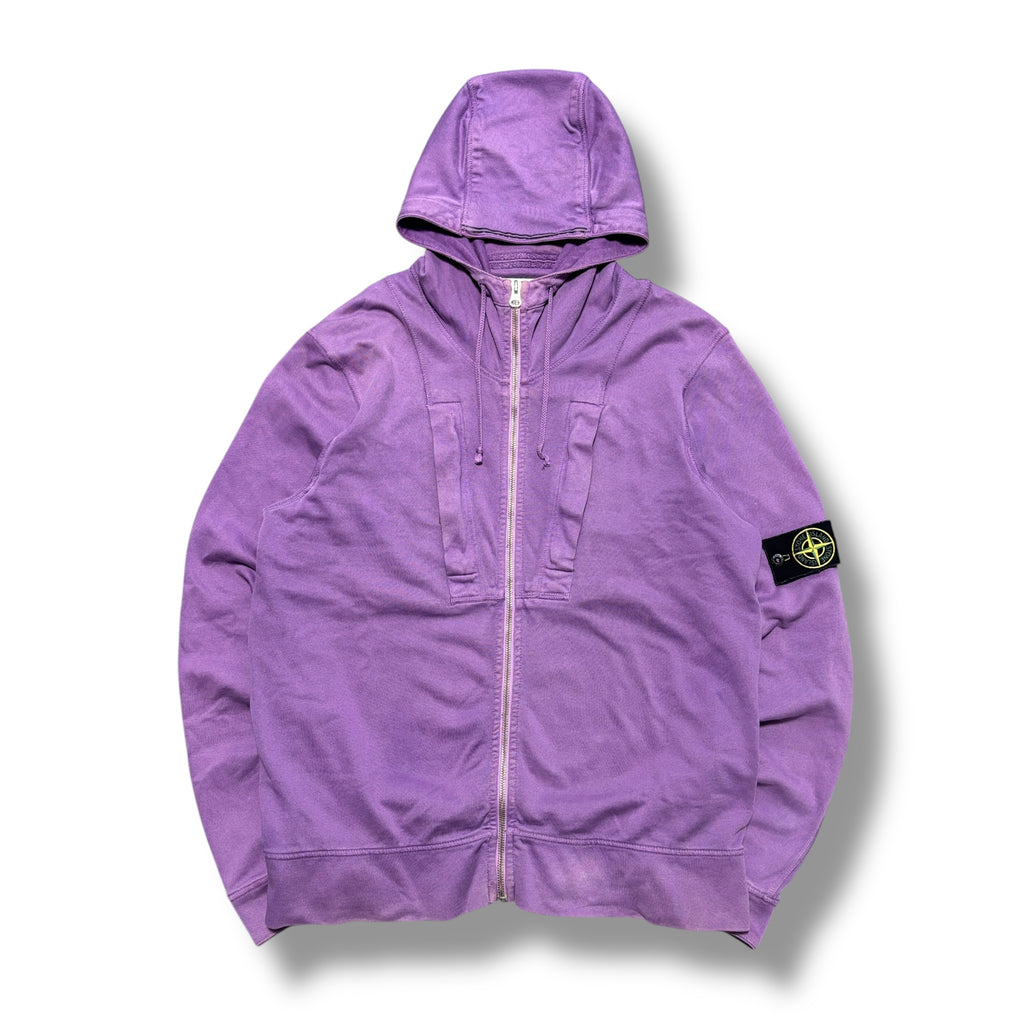 S/S 2009 Purple Stone Island Zip Up Hoodie (L)