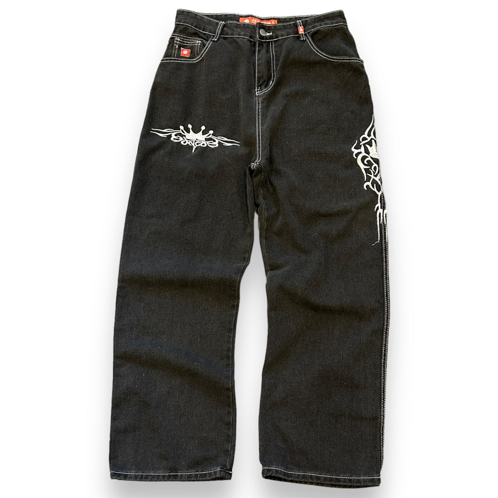 00s Embroidered Baggy Jeans