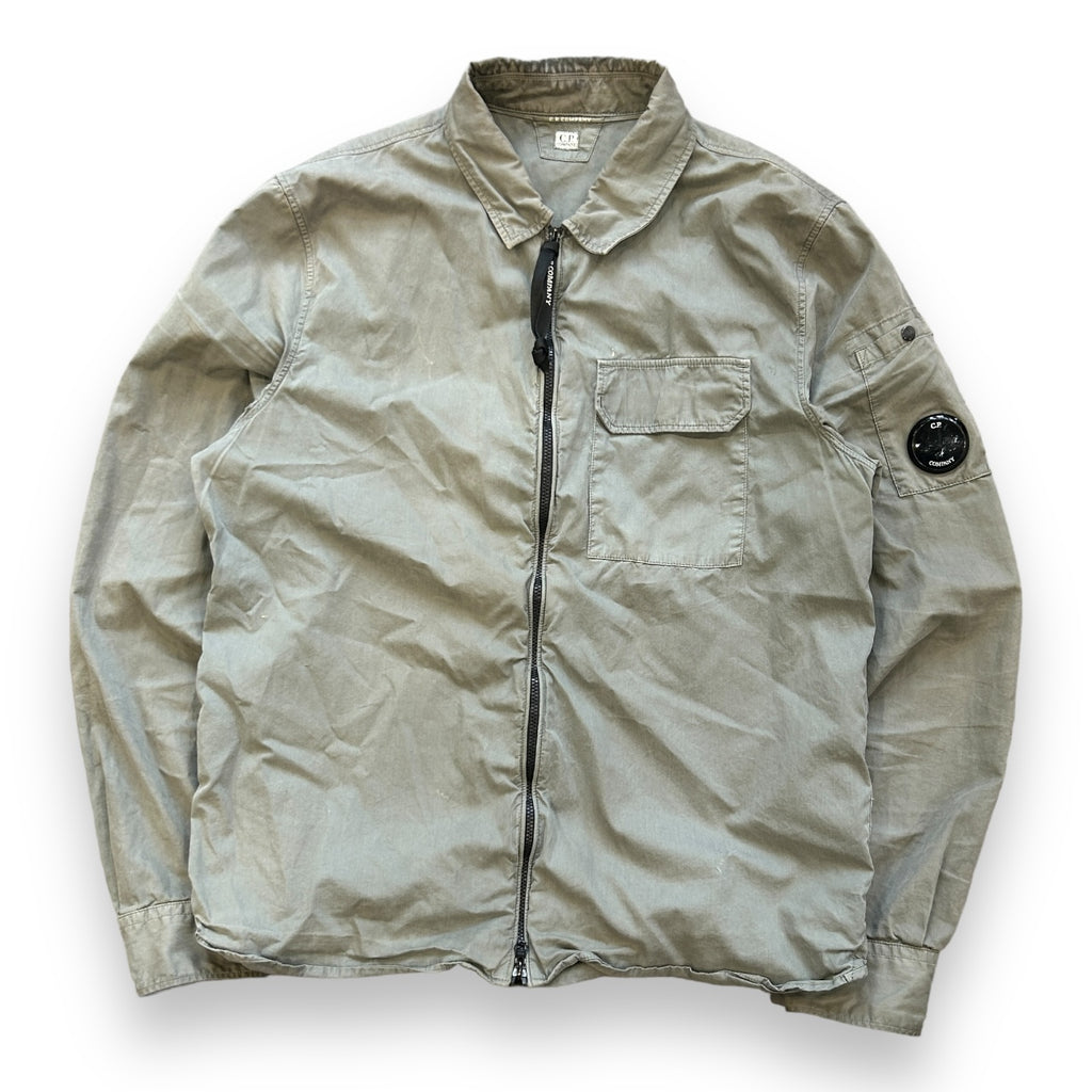 CP Company khaki Arm Lens Overshirt (M)