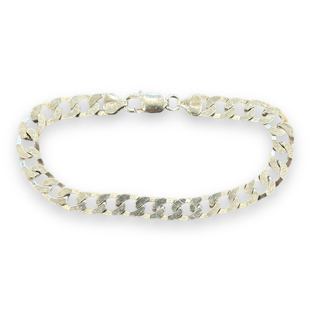Chunky 925 Silver Link Bracelet (8.5")