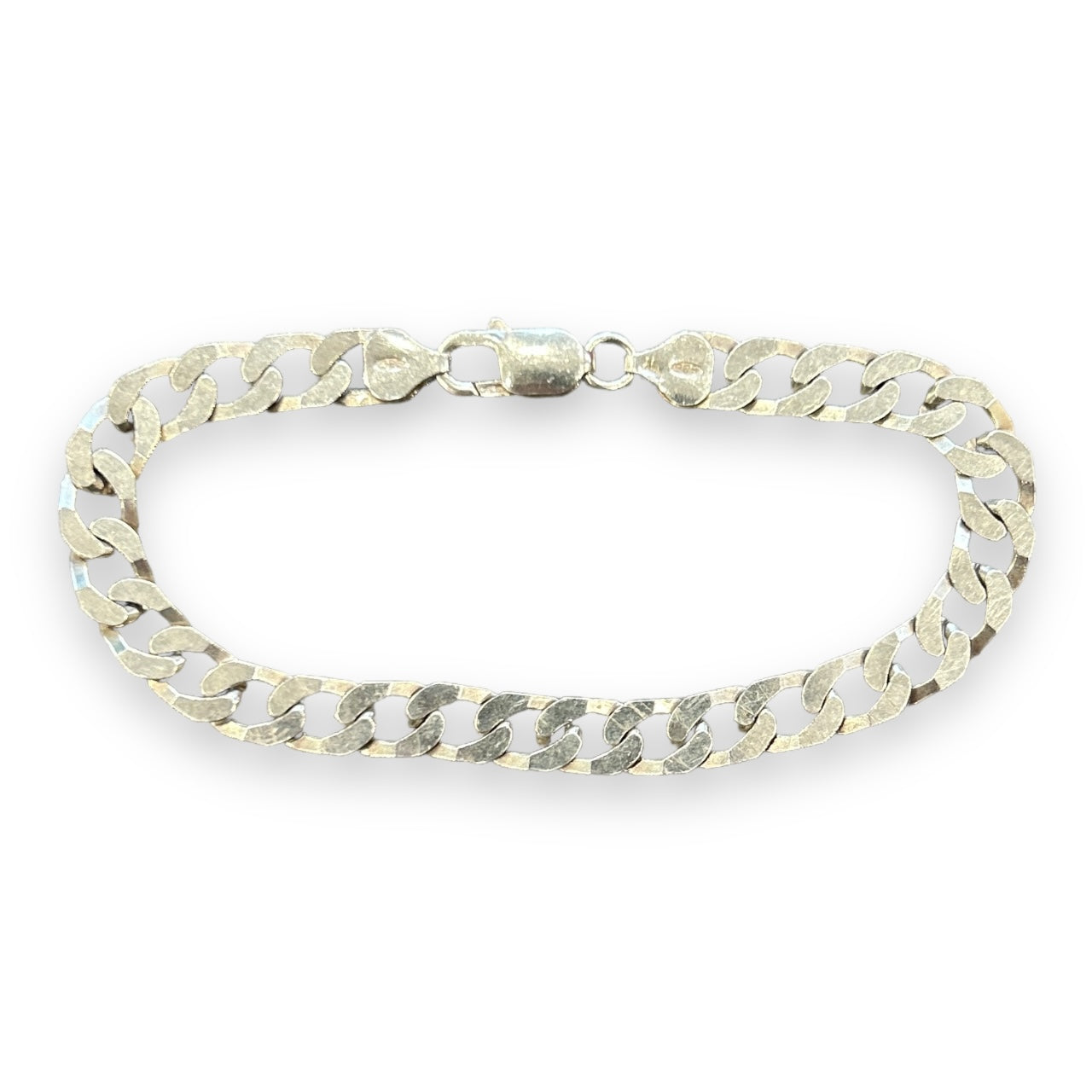 Chunky 925 Silver Link Bracelet (8.5")