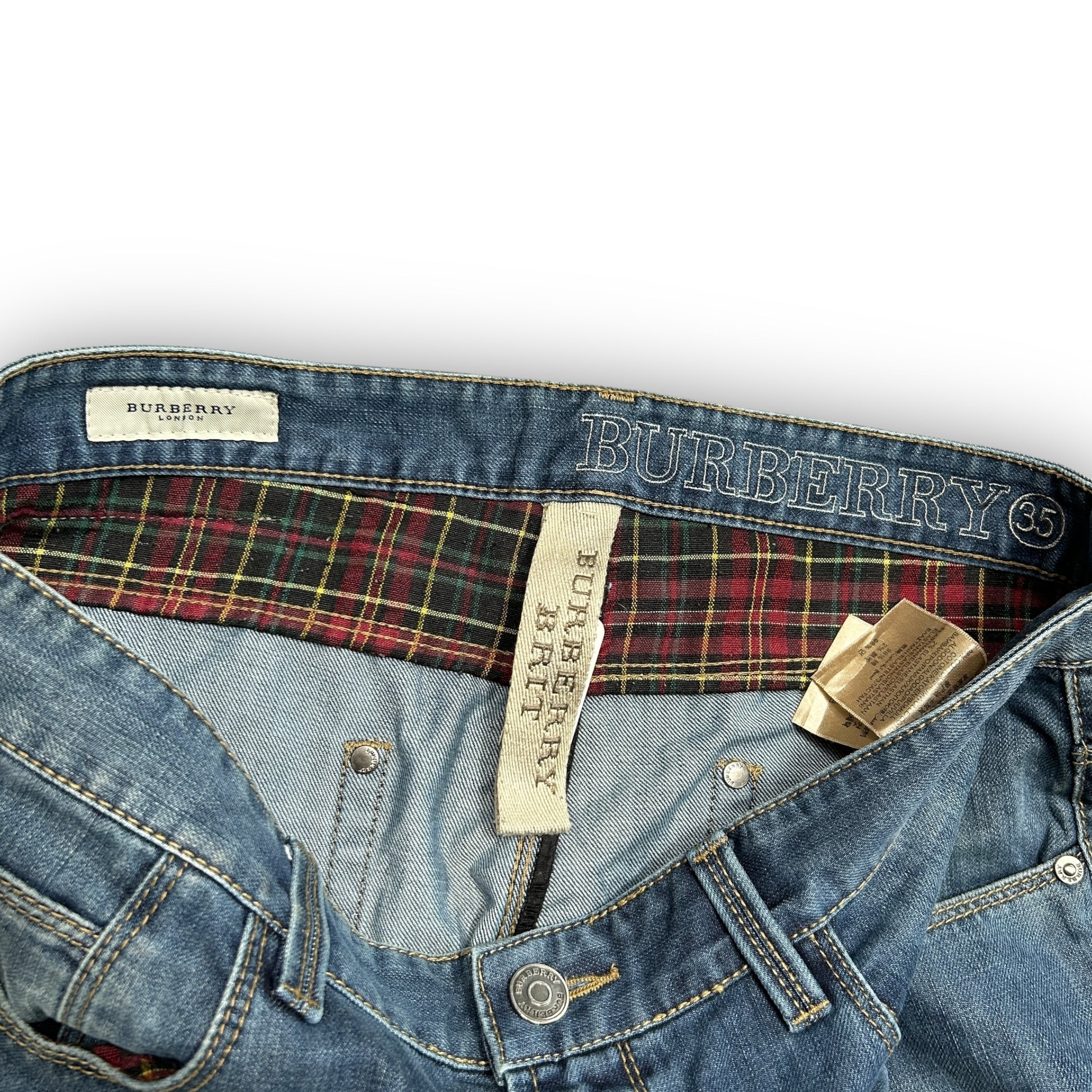 Burberry Embroidered Jeans (36")