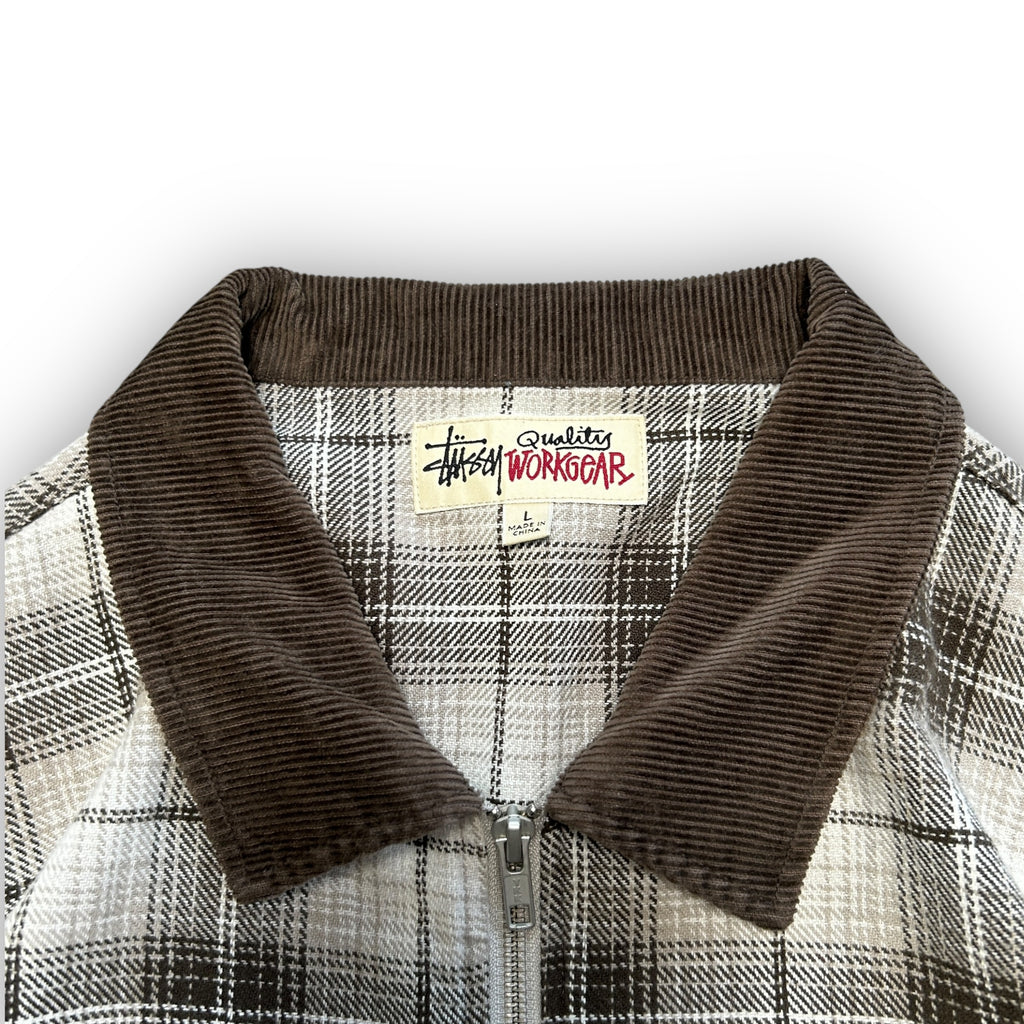 Stussy Plaid Harrington Jacket (L)