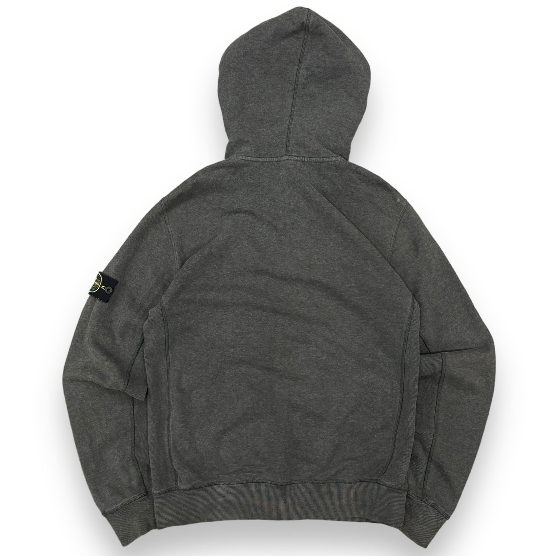 Grey Stone Island Zip Hoodie (L)
