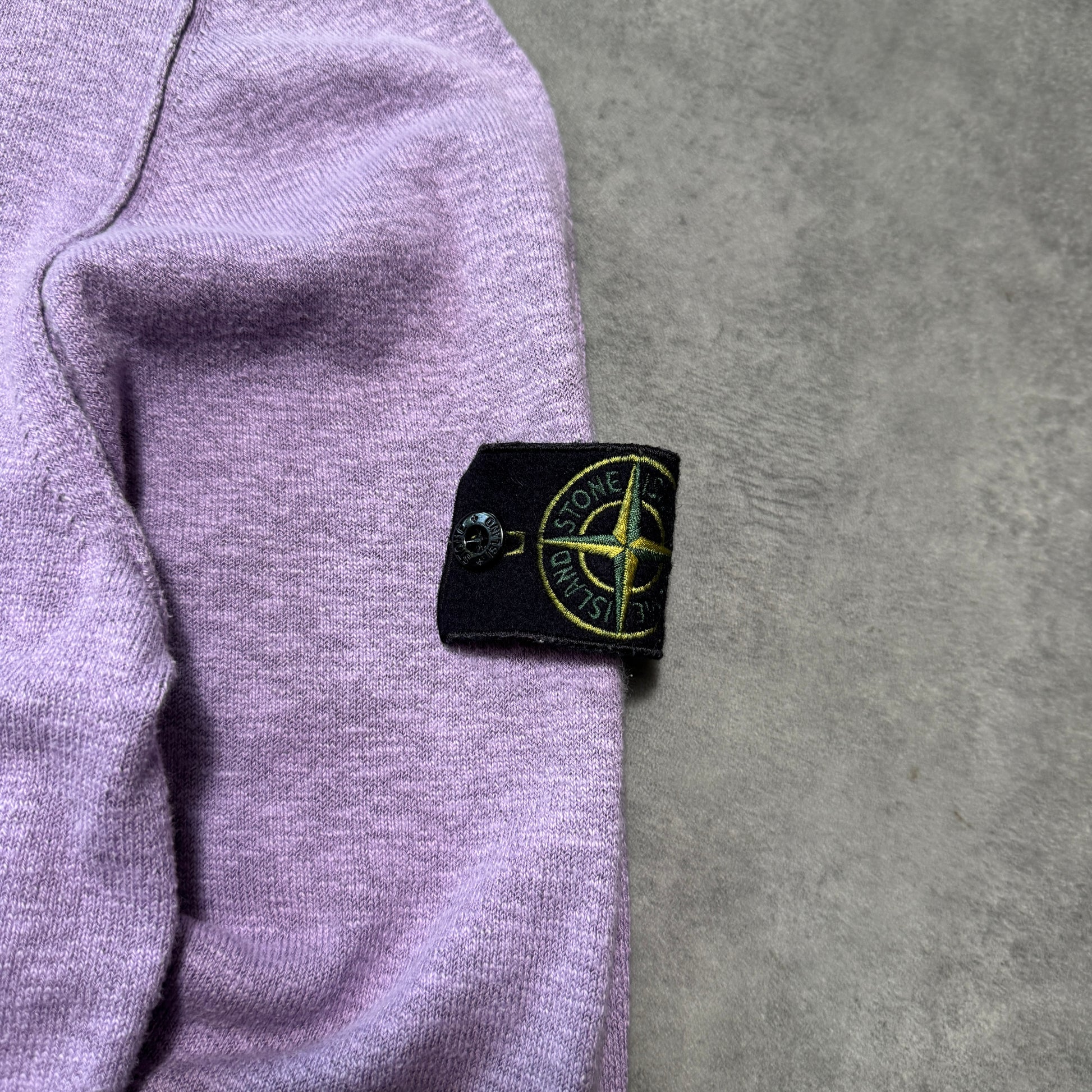 Stone Island Wool Zip Up Hooded Jumper (XL)