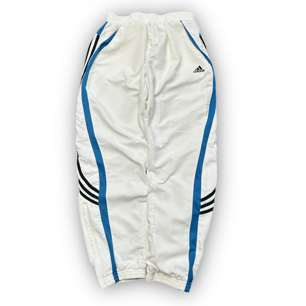 00s White Adidas Track Pants (M)