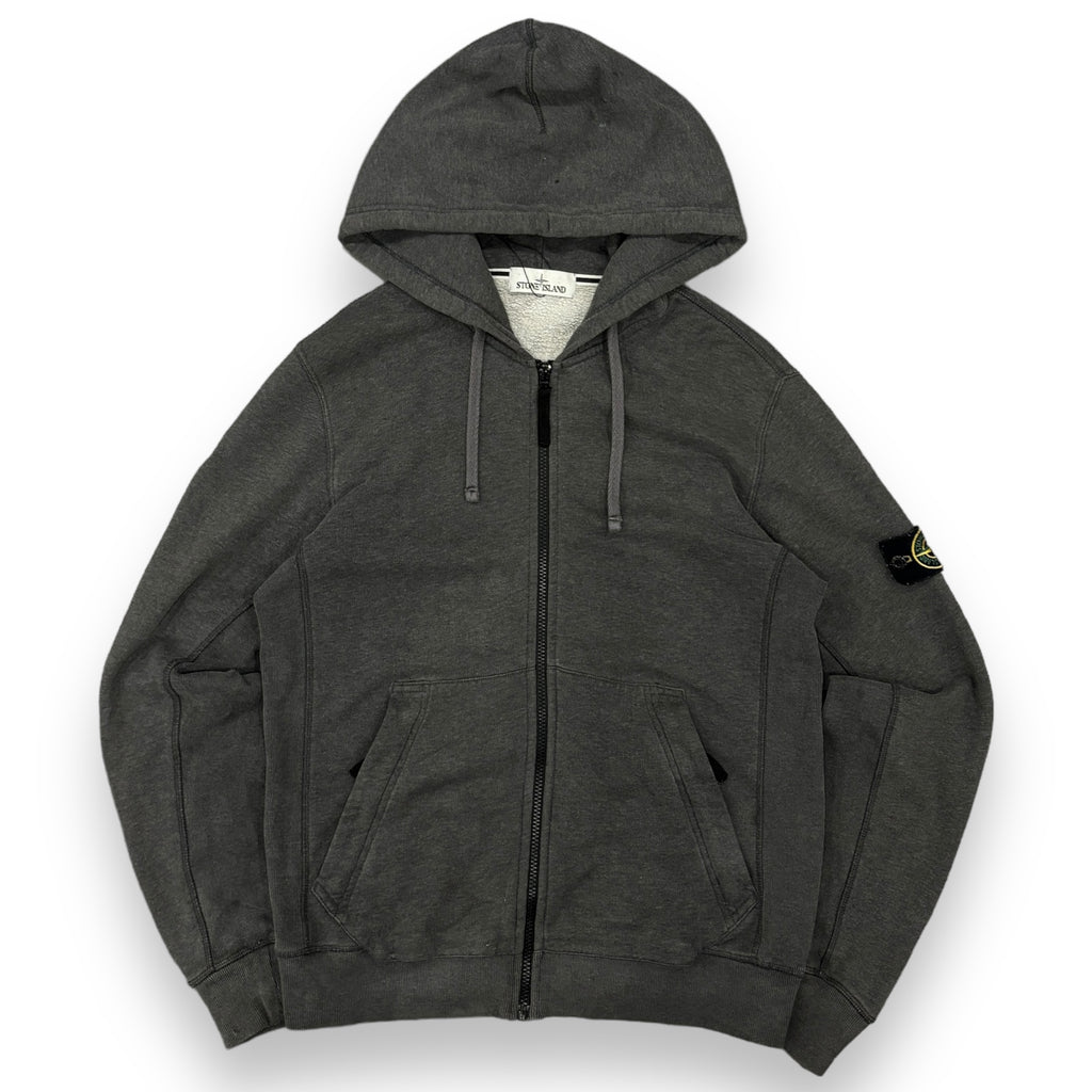 Grey Stone Island Zip Hoodie (L)