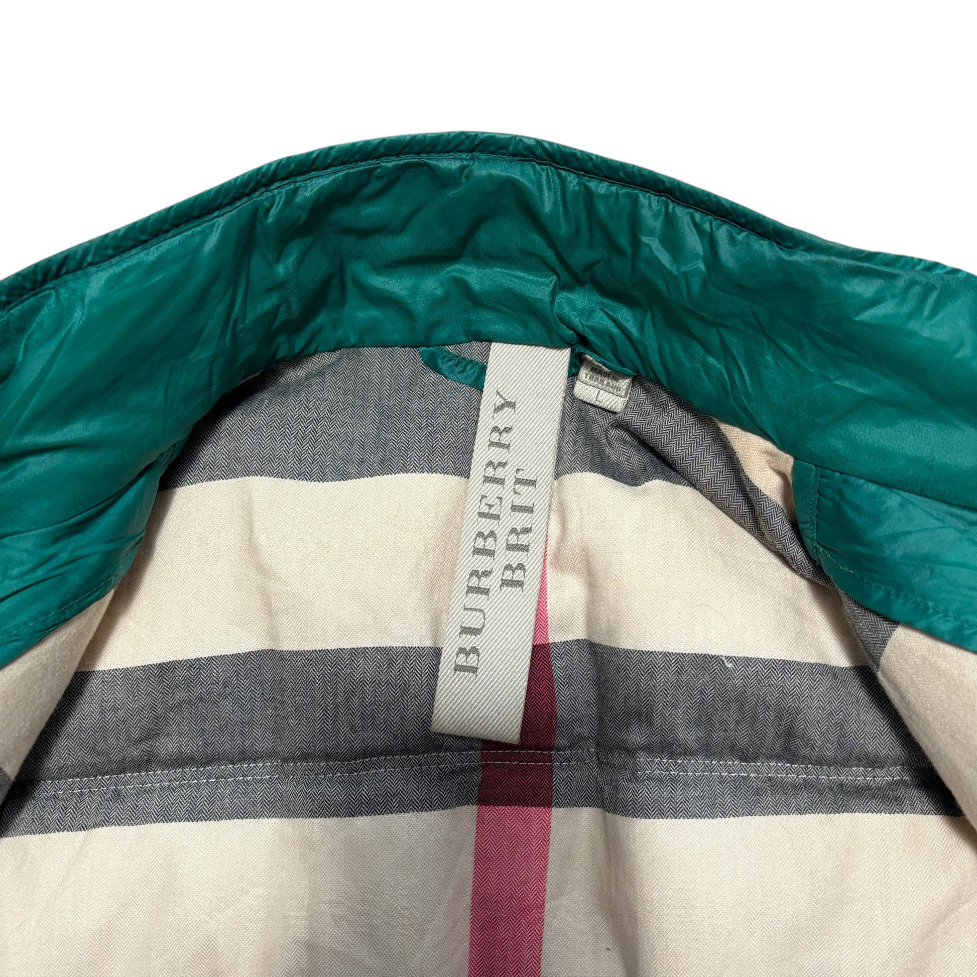 00s Burberry Brit Puffer Gilet (L)