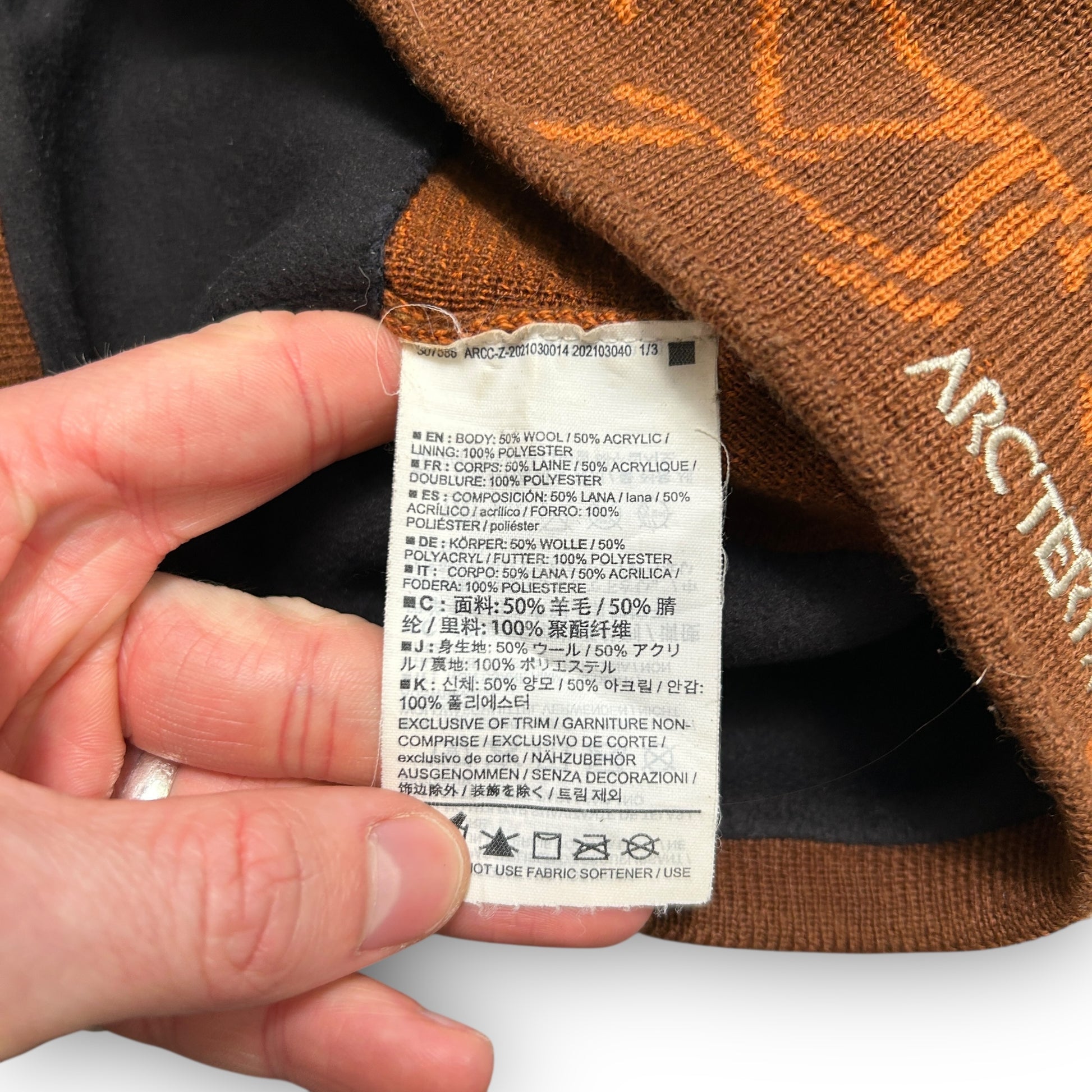Brown Arc'teryx Skully Beanie