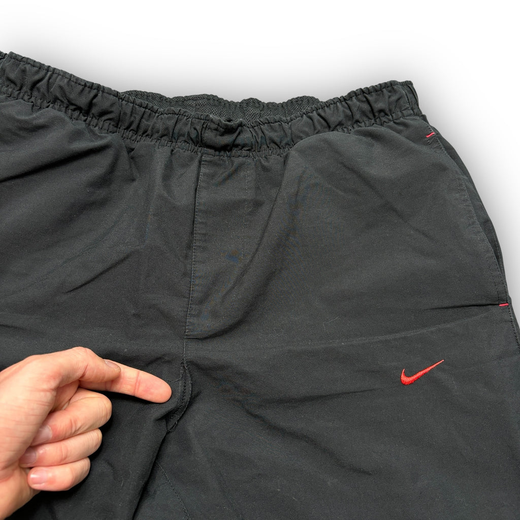 00s Black Nike Track Pants (L)