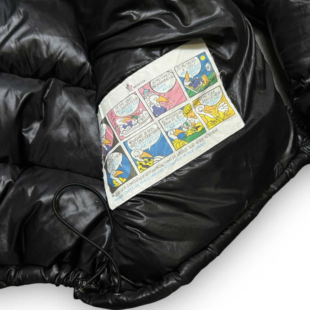 Black Moncler Maya Puffer Coat (L)