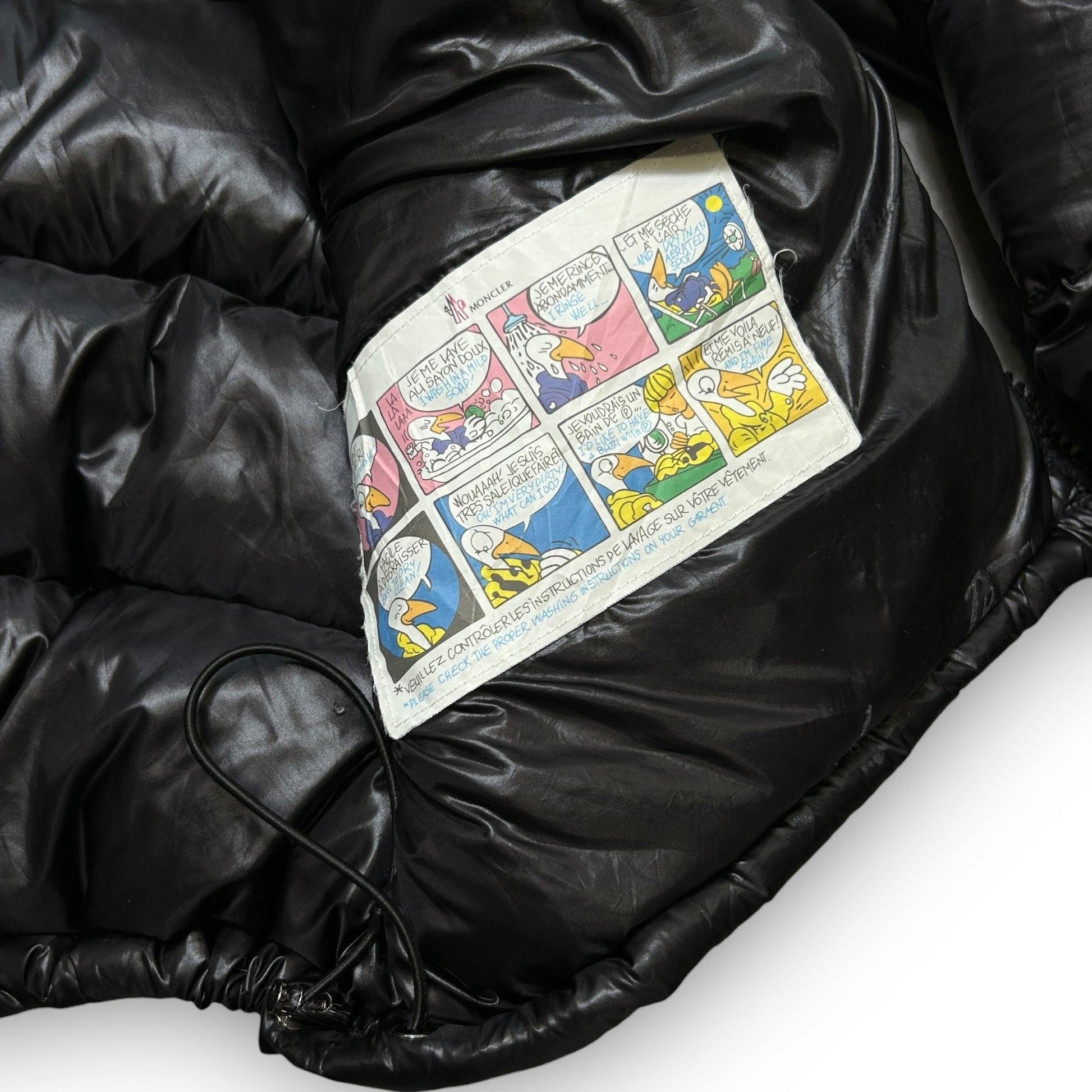 Black Moncler Maya Puffer Coat (L)