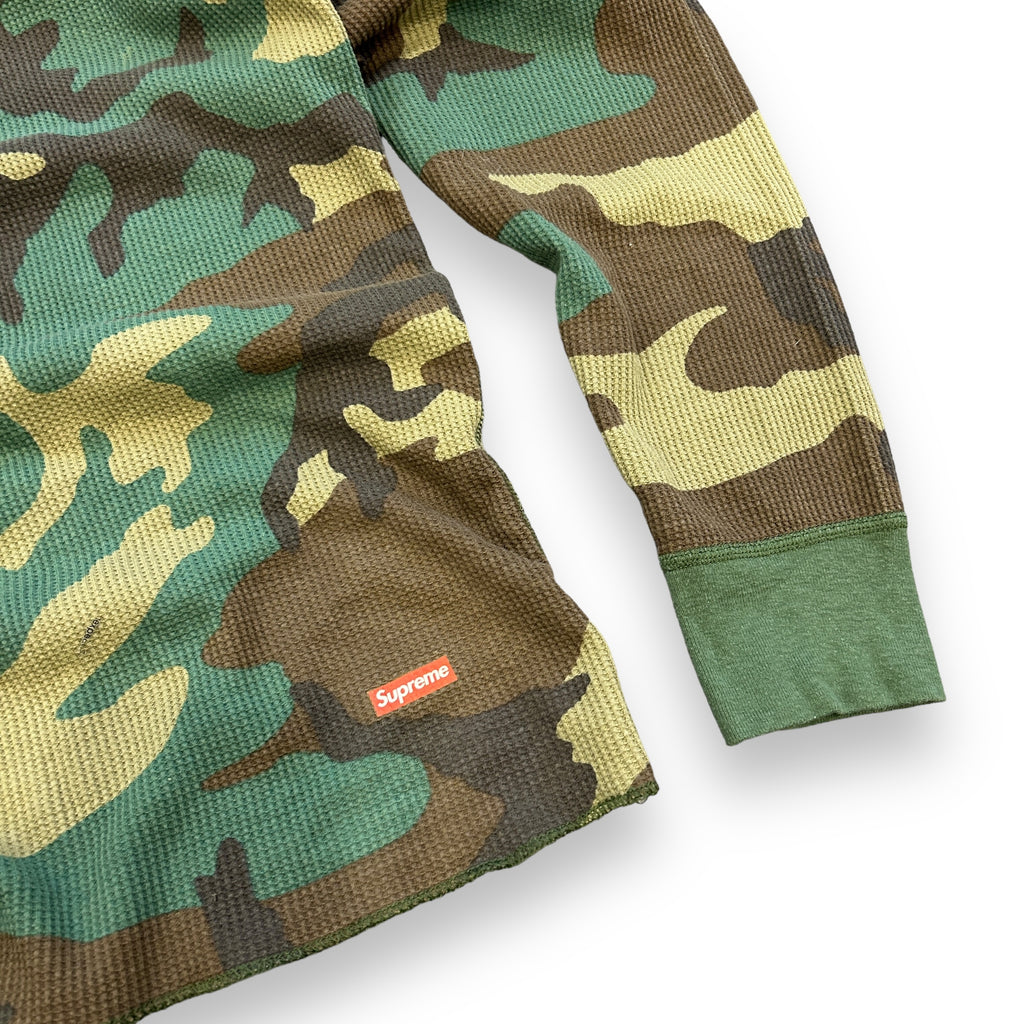 Supreme Hanes Camo Waffle Knit Jumper (M)
