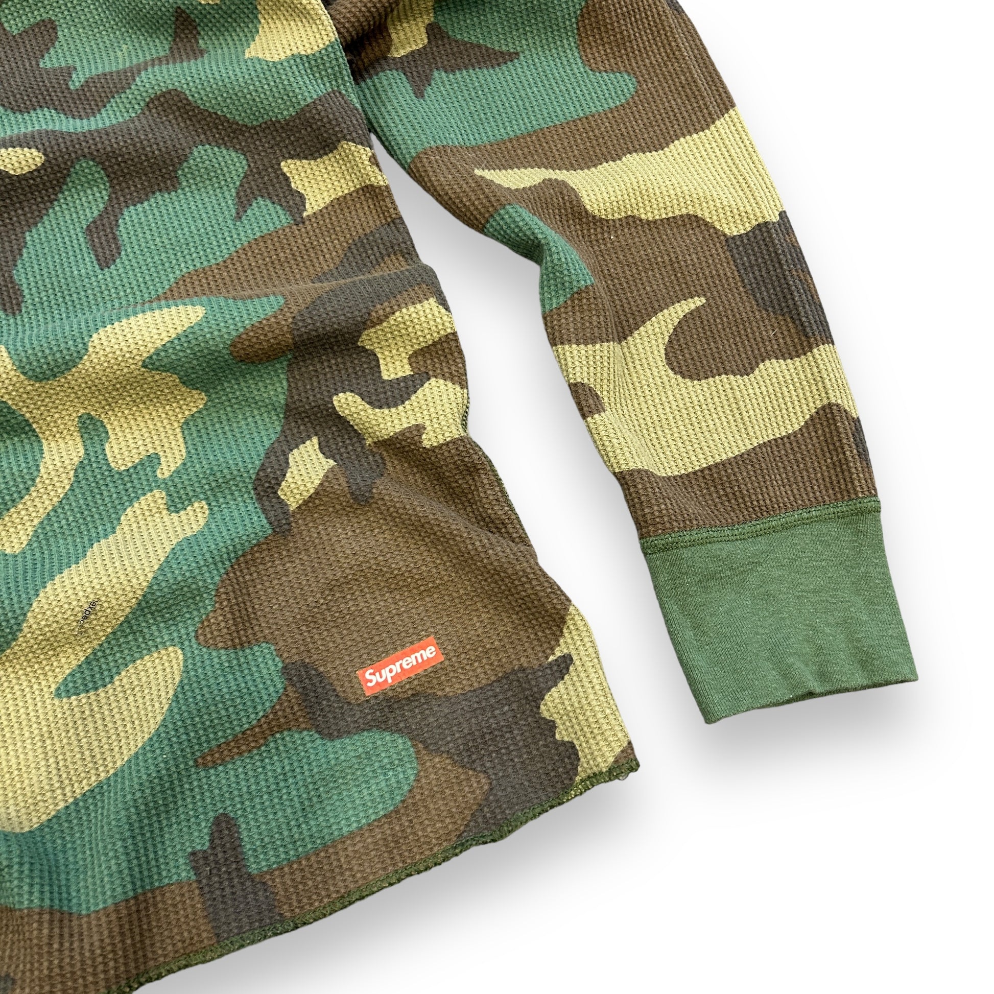 Supreme Hanes Camo Waffle Knit Jumper (M)