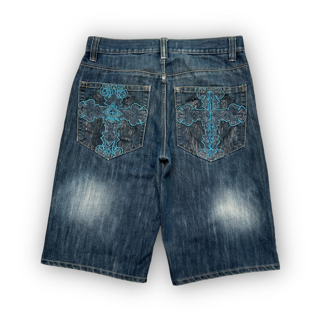 00s Avirex Embroidered Jorts (32”)