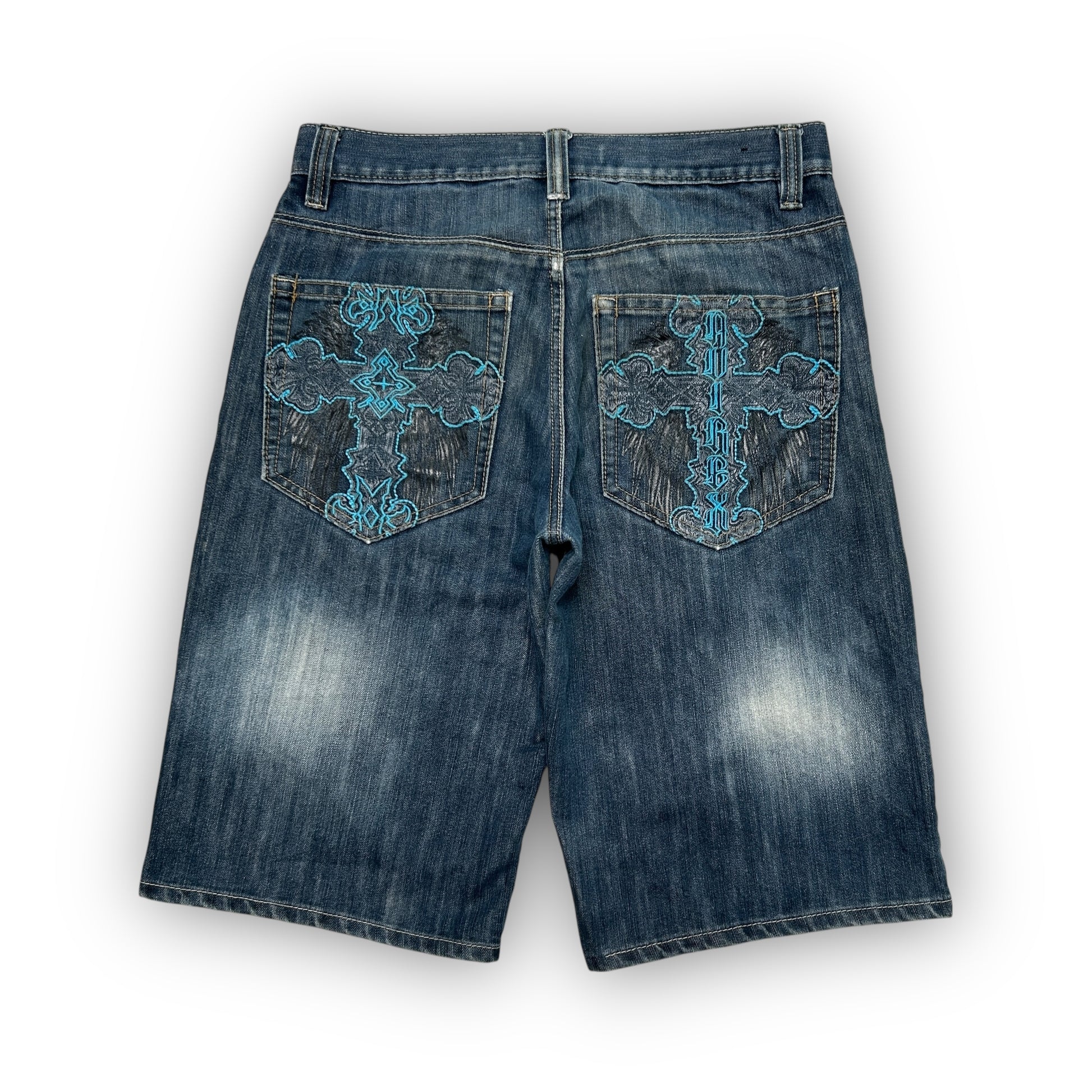 00s Avirex Embroidered Jorts (32”)