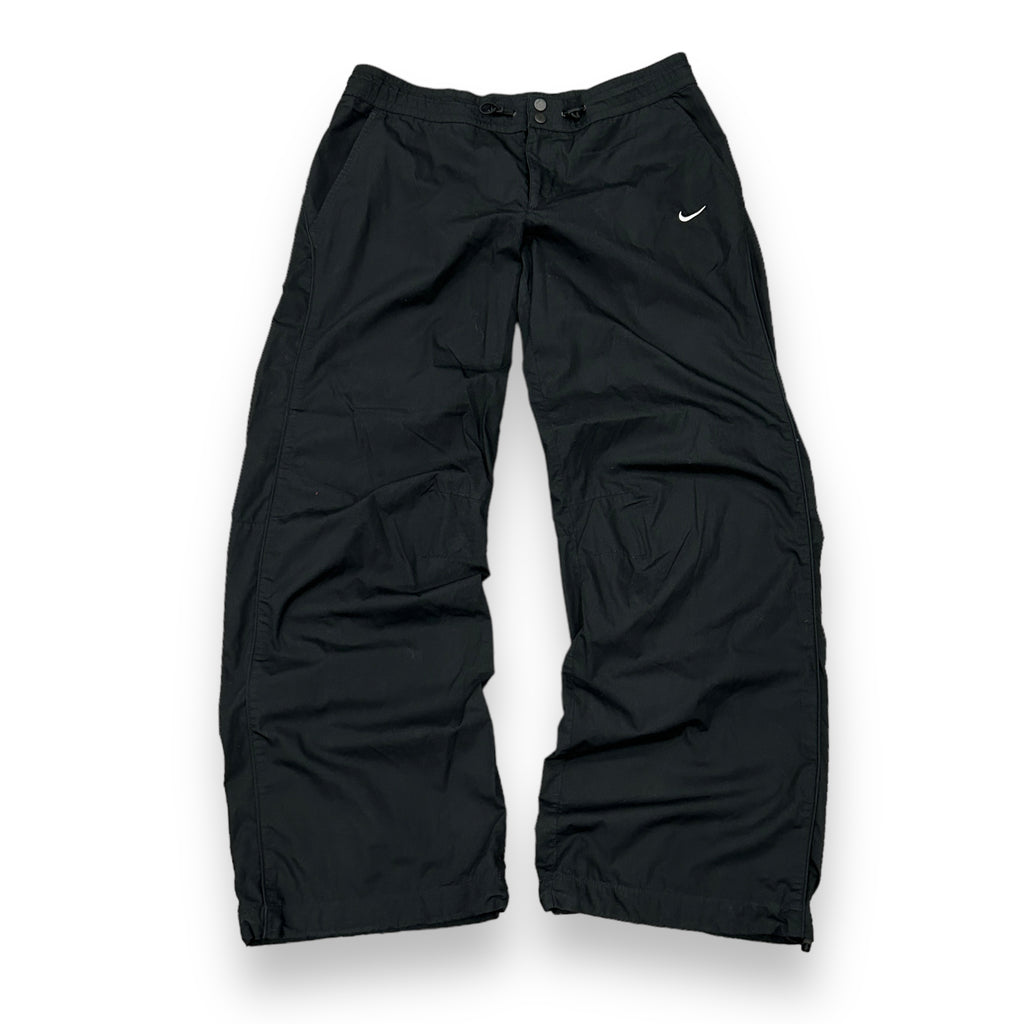 00’s Baggy Black Nike Parachute Joggers (L)