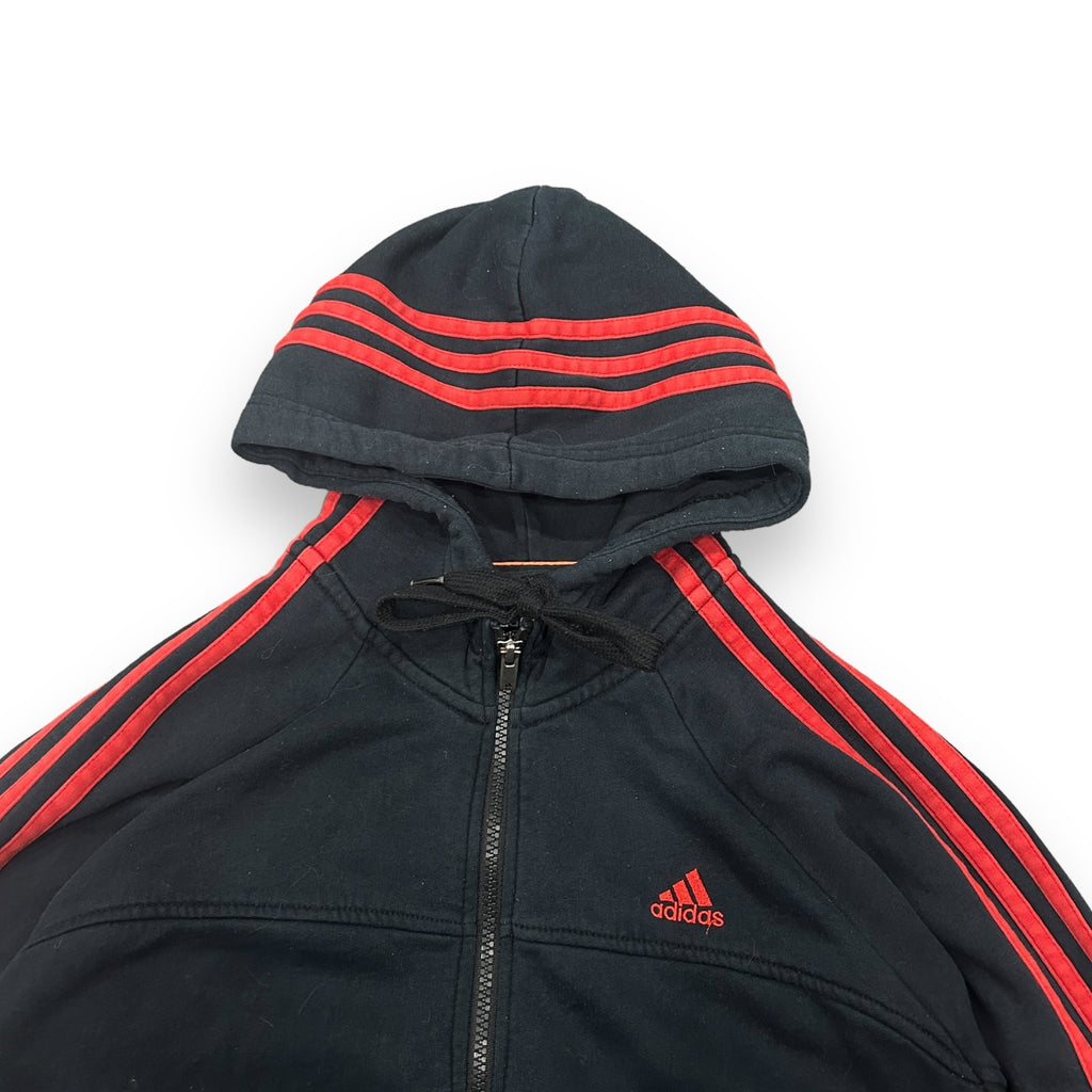 00s Adidas 3 Stripe Hoodie (M)