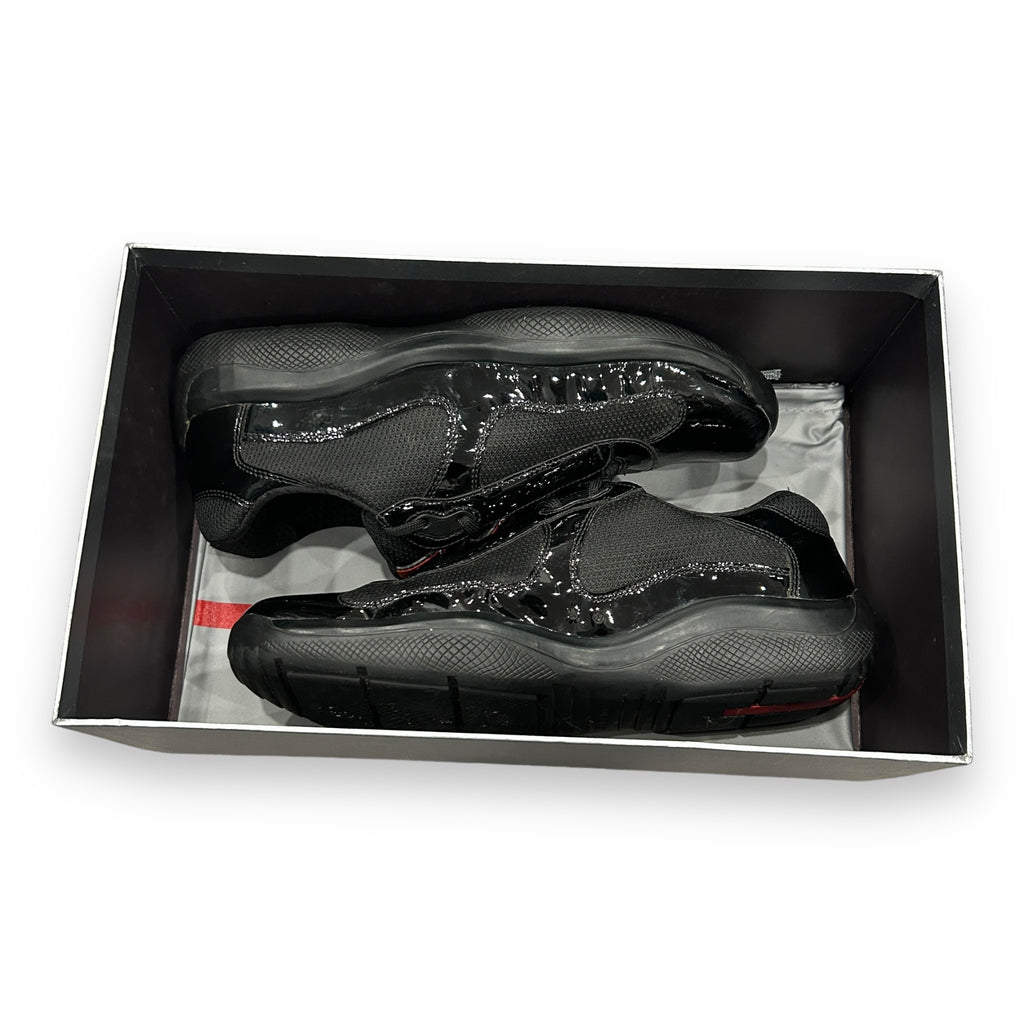 Prada America Cups Patent Black (UK7)