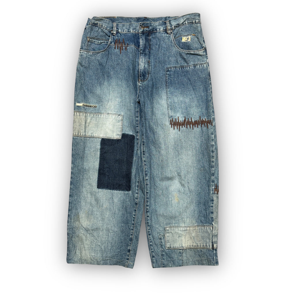 00s SOHK Embroidered Baggy Jeans (36")