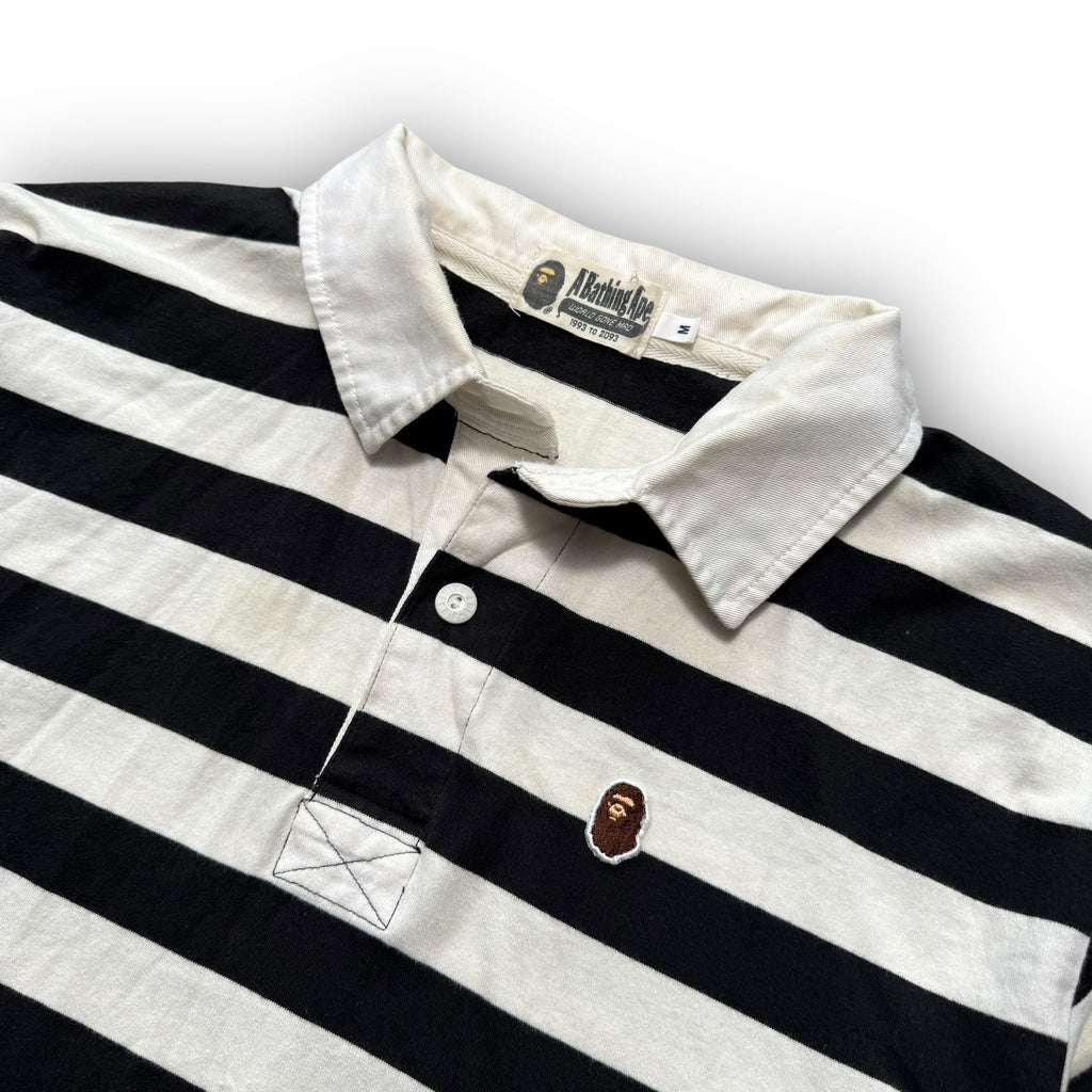 BAPE Striped Polo Shirt (M)