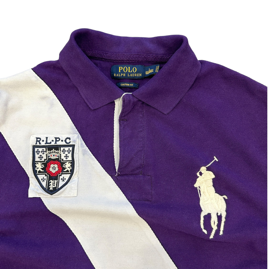 00s Striped Ralph Lauren Polo (L)