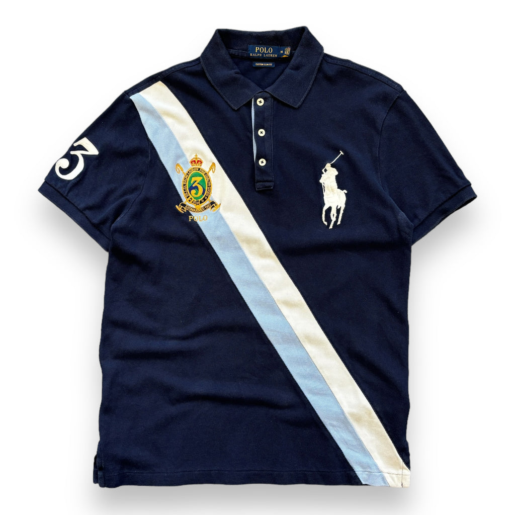 Navy Ralph Lauren Polo Shirt (M)
