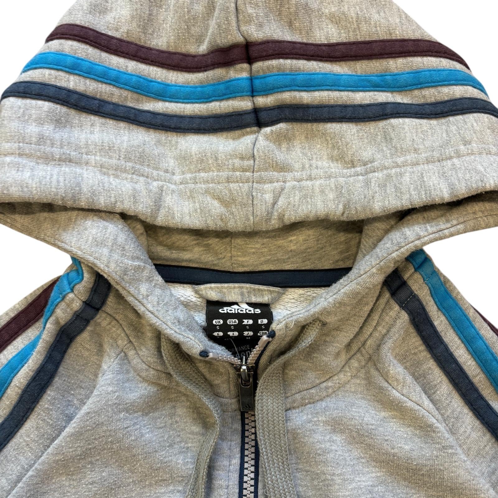 00s Grey Adidas Essentials Hoodie (S)