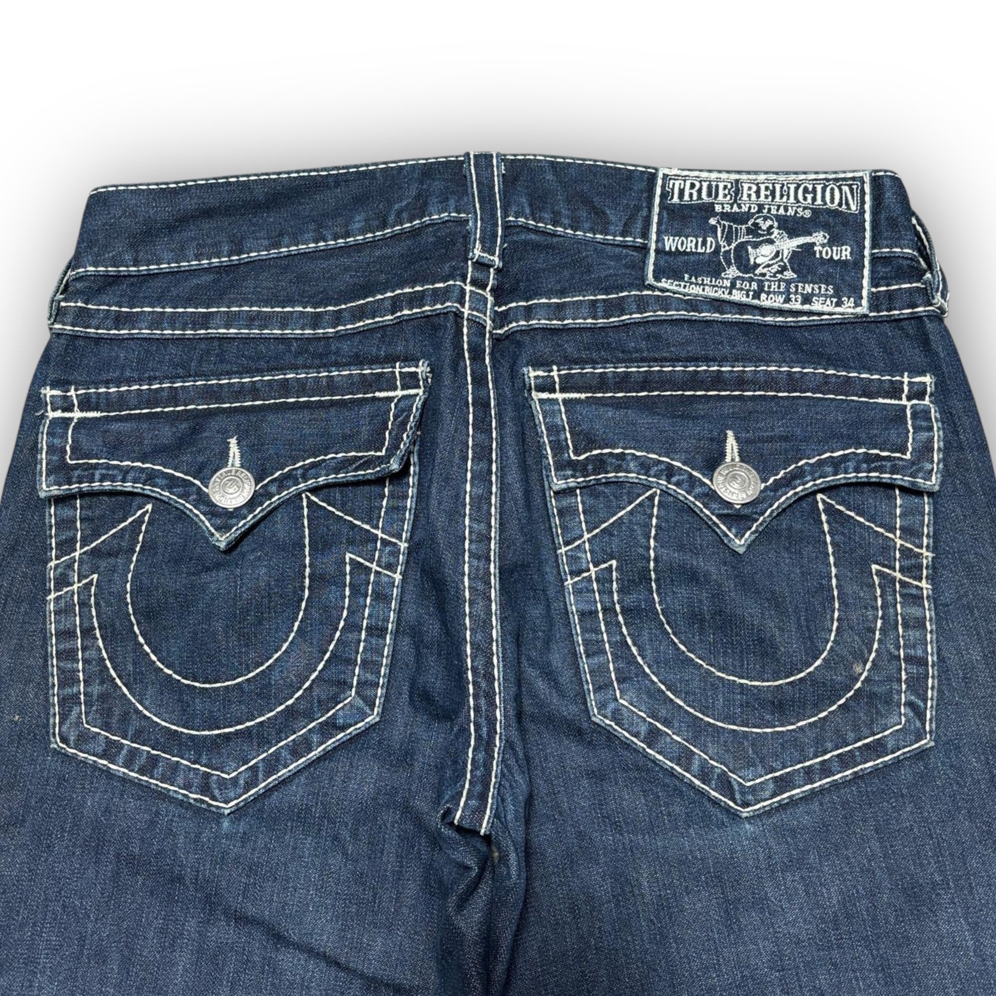 True Religion Big Stitch Jeans (34")