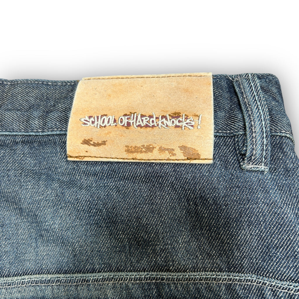 School Of Hard Knocks Baggy Bulldog Jeans (36")