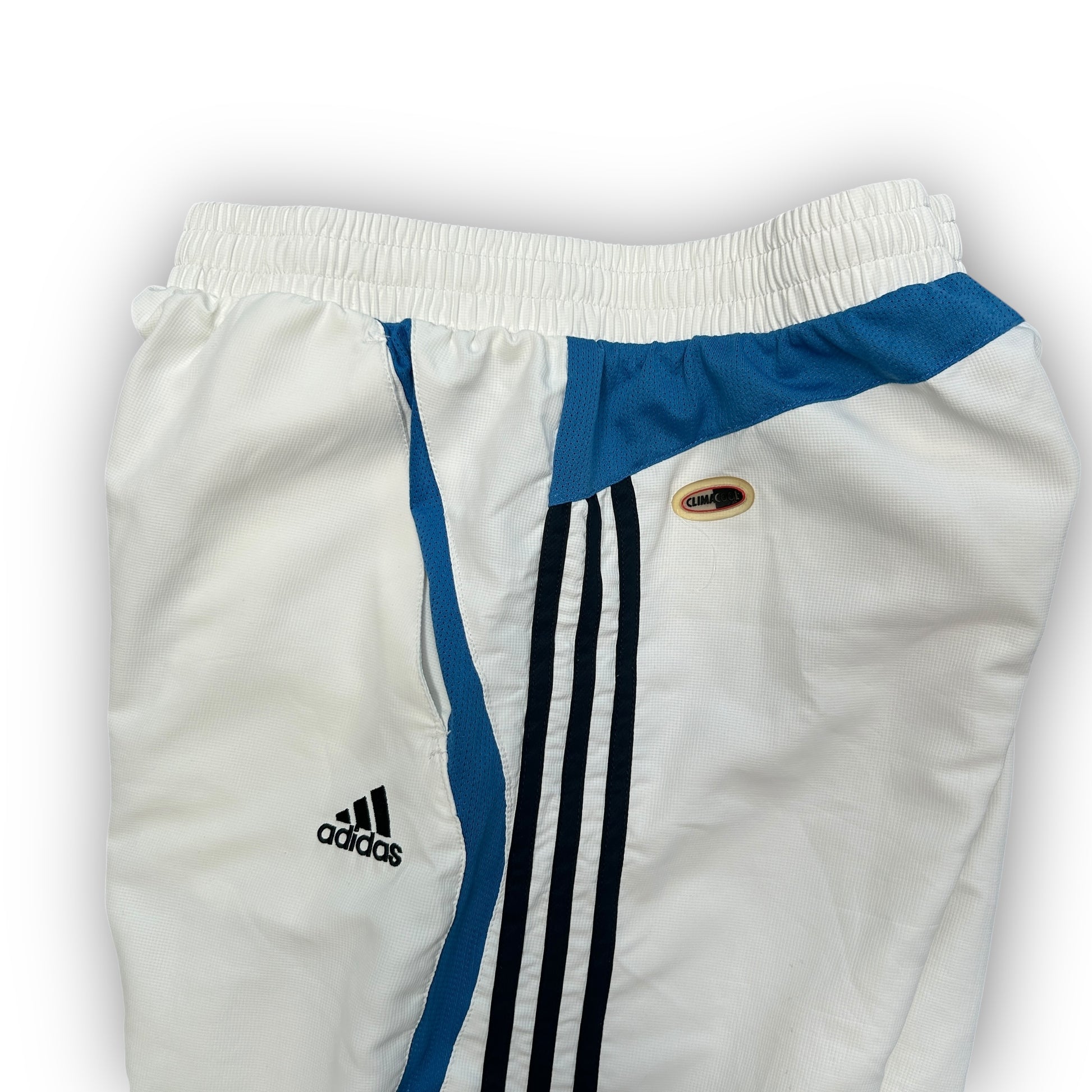 00s White Adidas Track Pants (M)