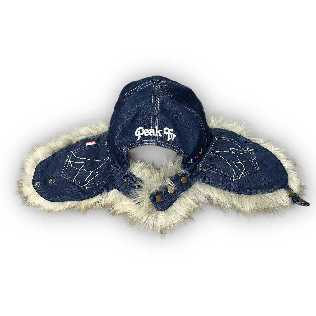 Peak TV Denim Dog Ear Cap