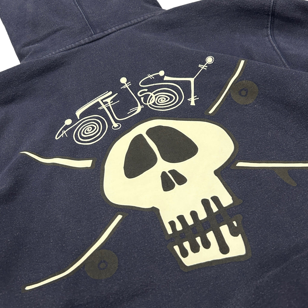 Vintage Stussy Skull Hoodie (M)