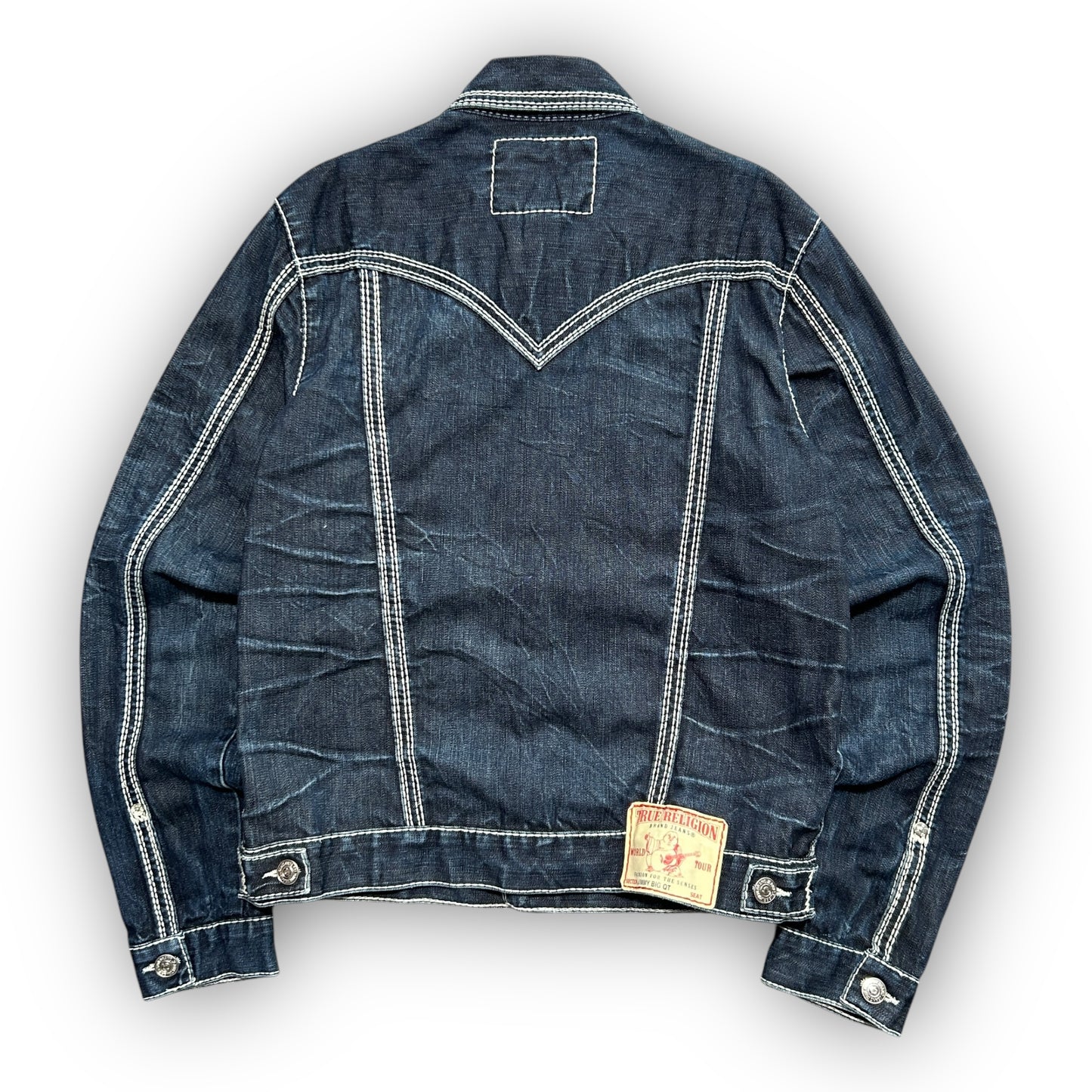 True Religion Big Stitch Denim Jacket (M)