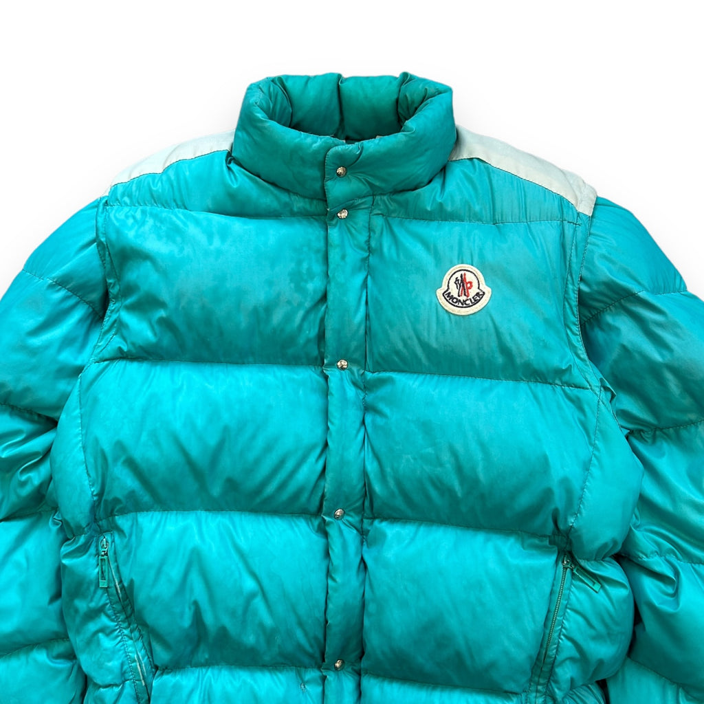 80s Moncler Blue Puffer Coat (XL)