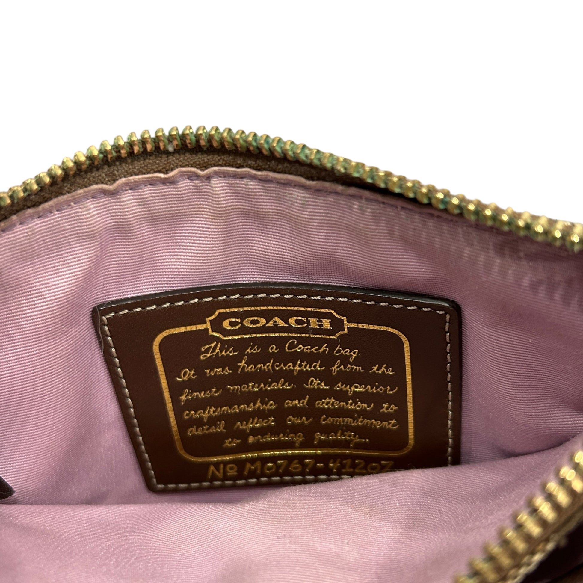 Coach Monogram side bag