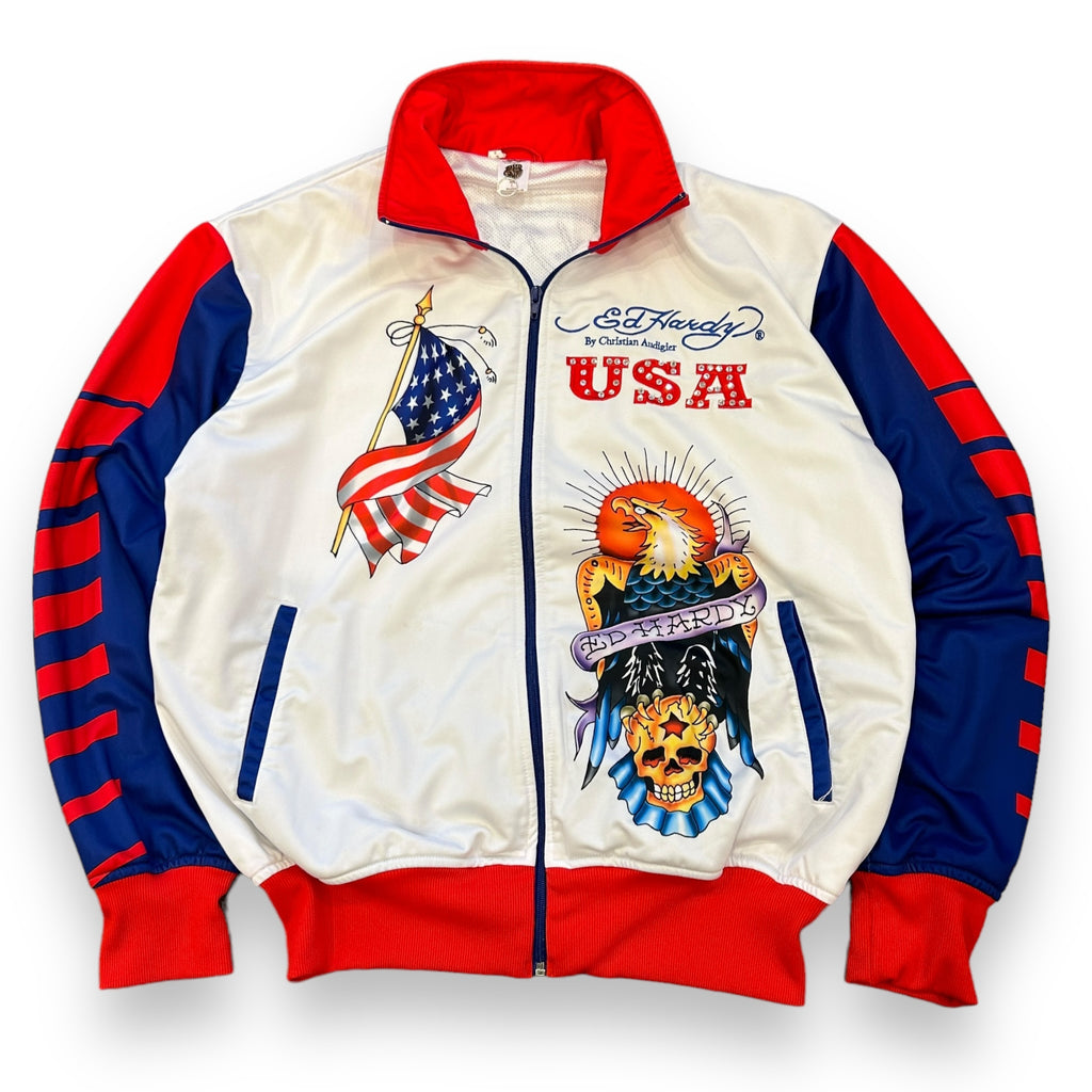 00’s Ed Hardy USA Track Jacket (L)
