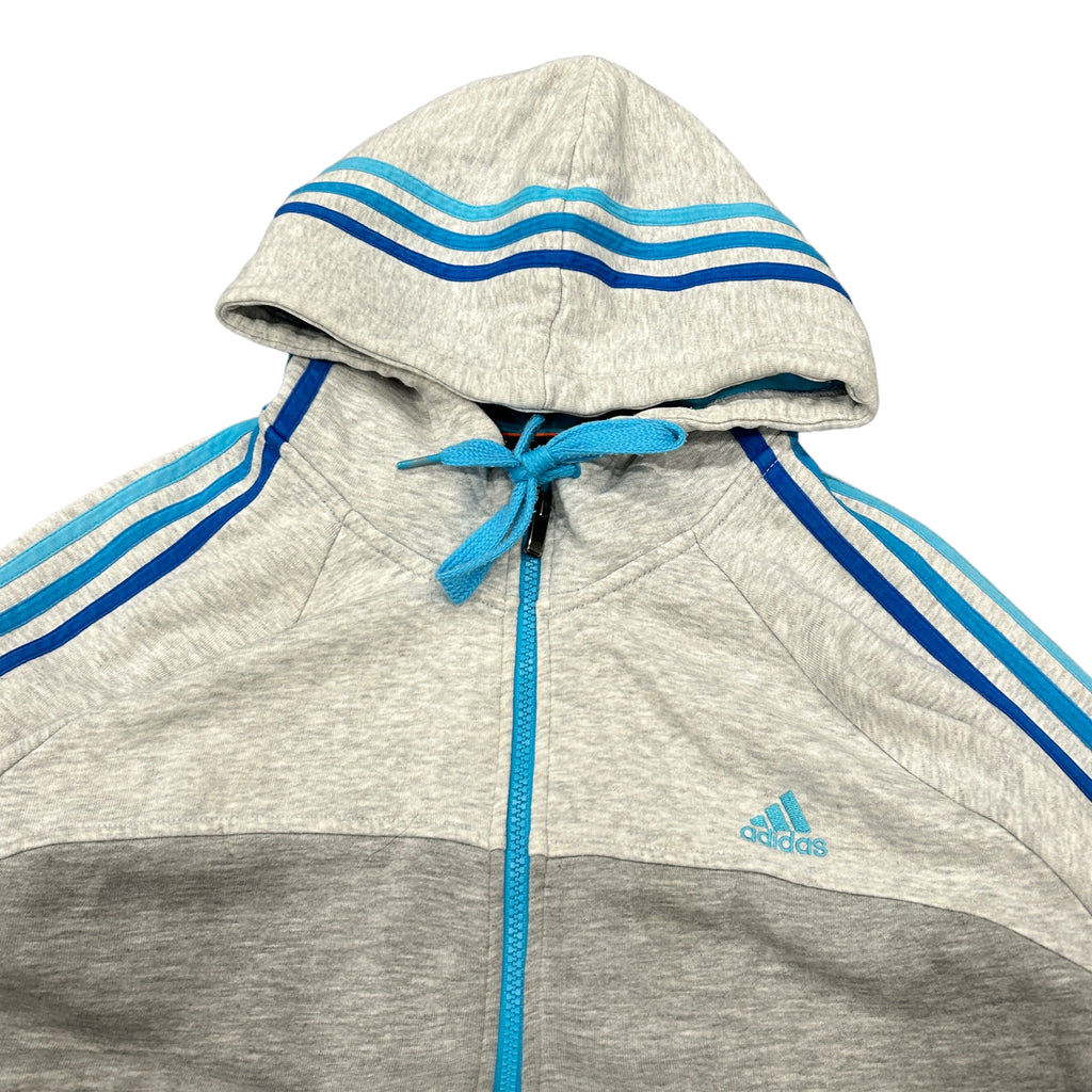 Adidas Multicolour Three Stripe Hoodie (XL)