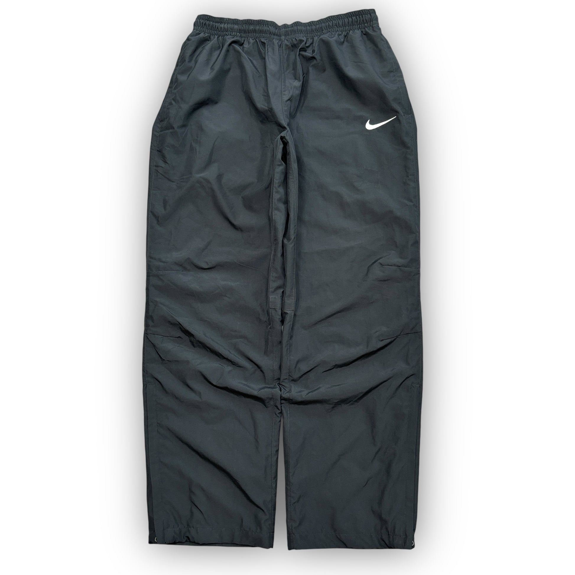 00s Black Nike Track Pants (L)